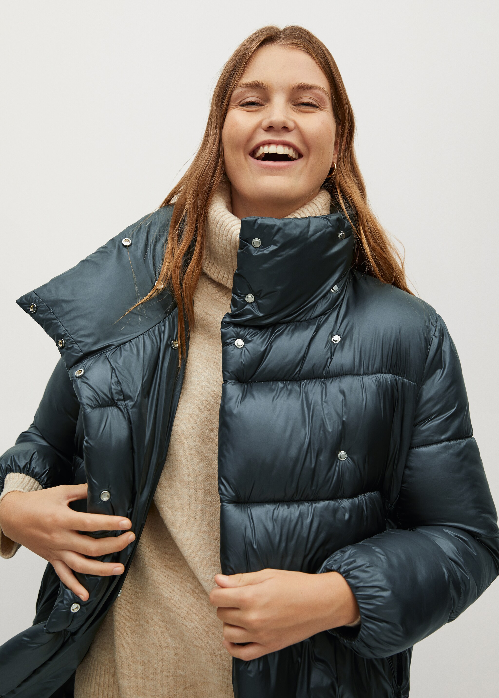 Anorak midi acolchado - Detalle del artículo 1