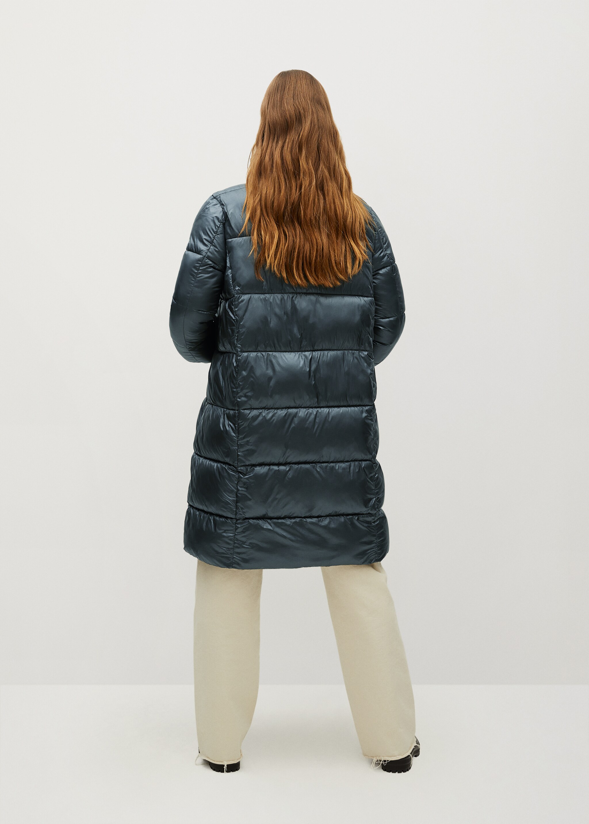 Anorak midi acolchado - Reverso del artículo