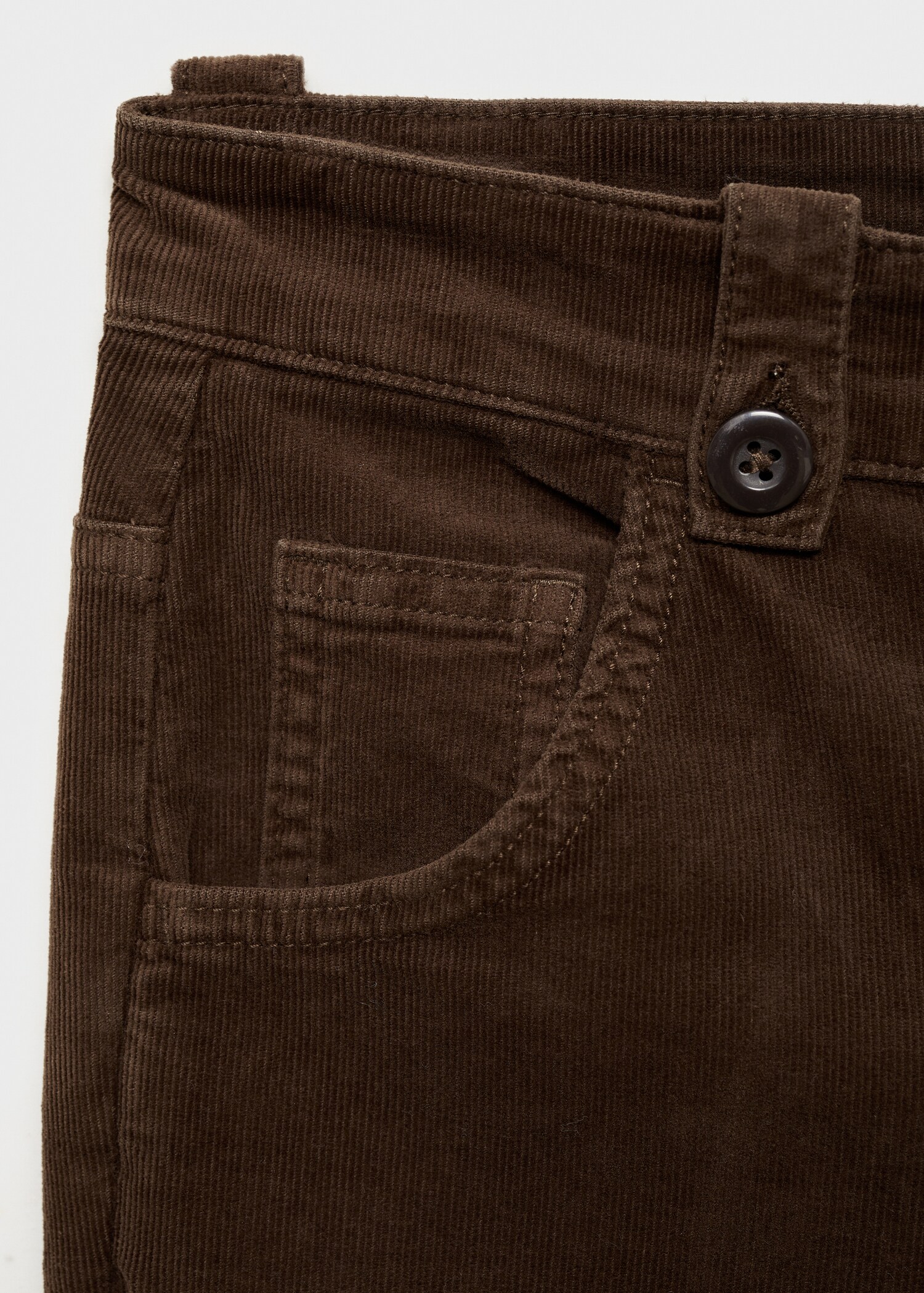 Flared corduroy trousers - Details of the article 0