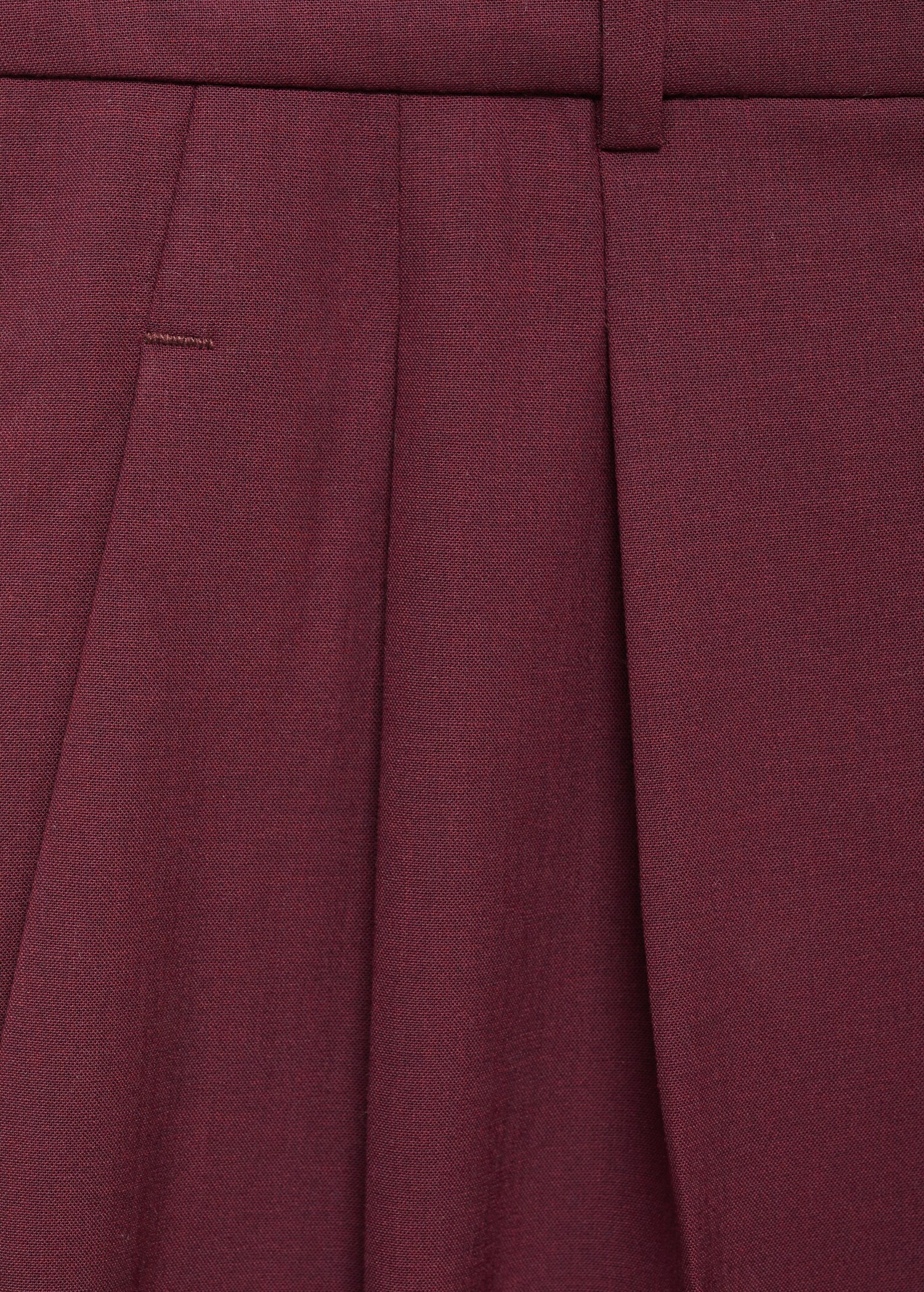 Wide-leg pleated wool trousers - Details of the article 8