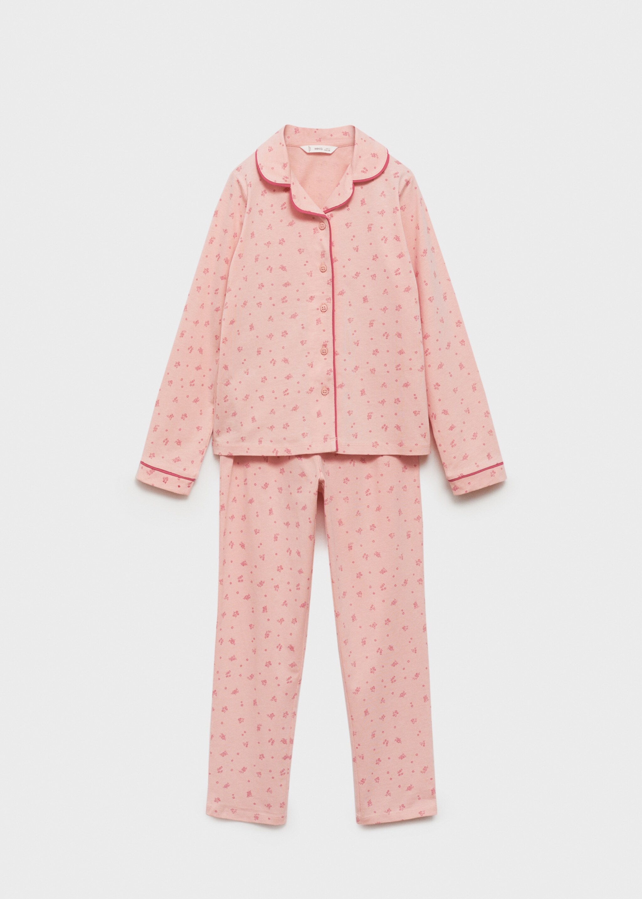 Cotton long pyjamas - Article without model, Pink. Ref: 77019034-00.