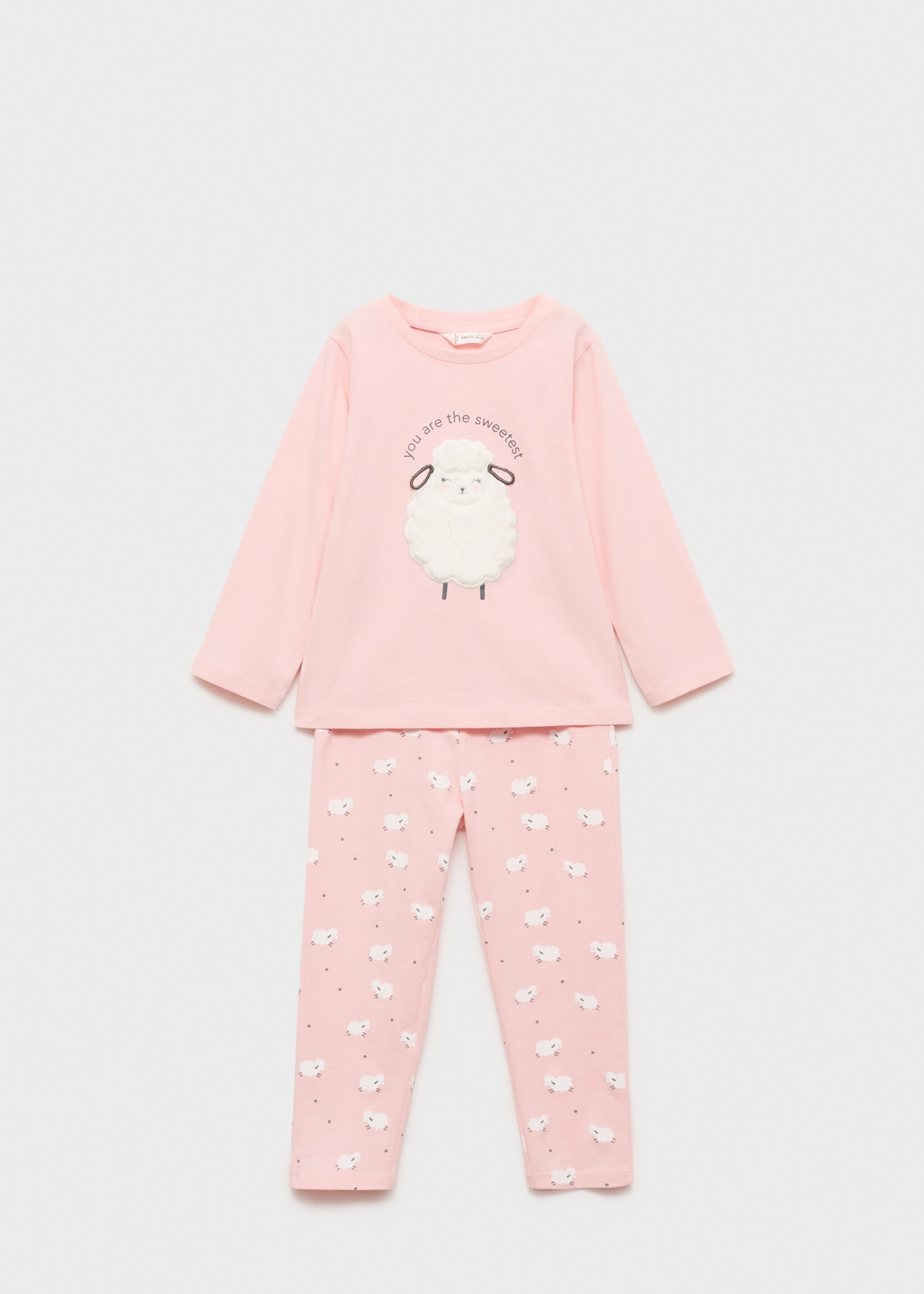 Σετ πιτζάμα βαμβακερή - Προϊόν χωρίς μοντέλο, Ροζ. Ref: 77019035-00.