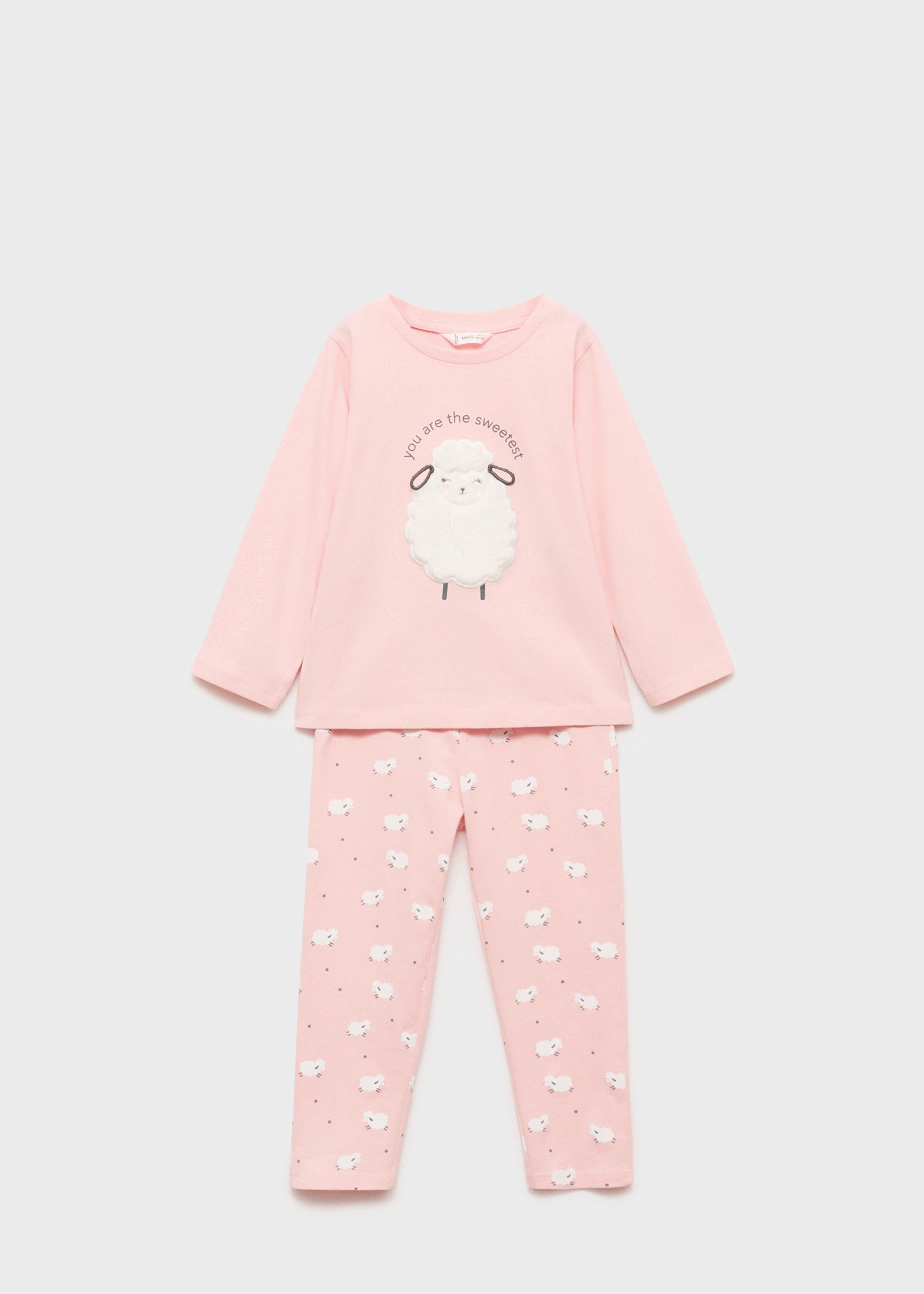 Σετ πιτζάμα βαμβακερή - Λεπτομέρεια του προϊόντος 9, Ροζ. Ref: 77019035-00.