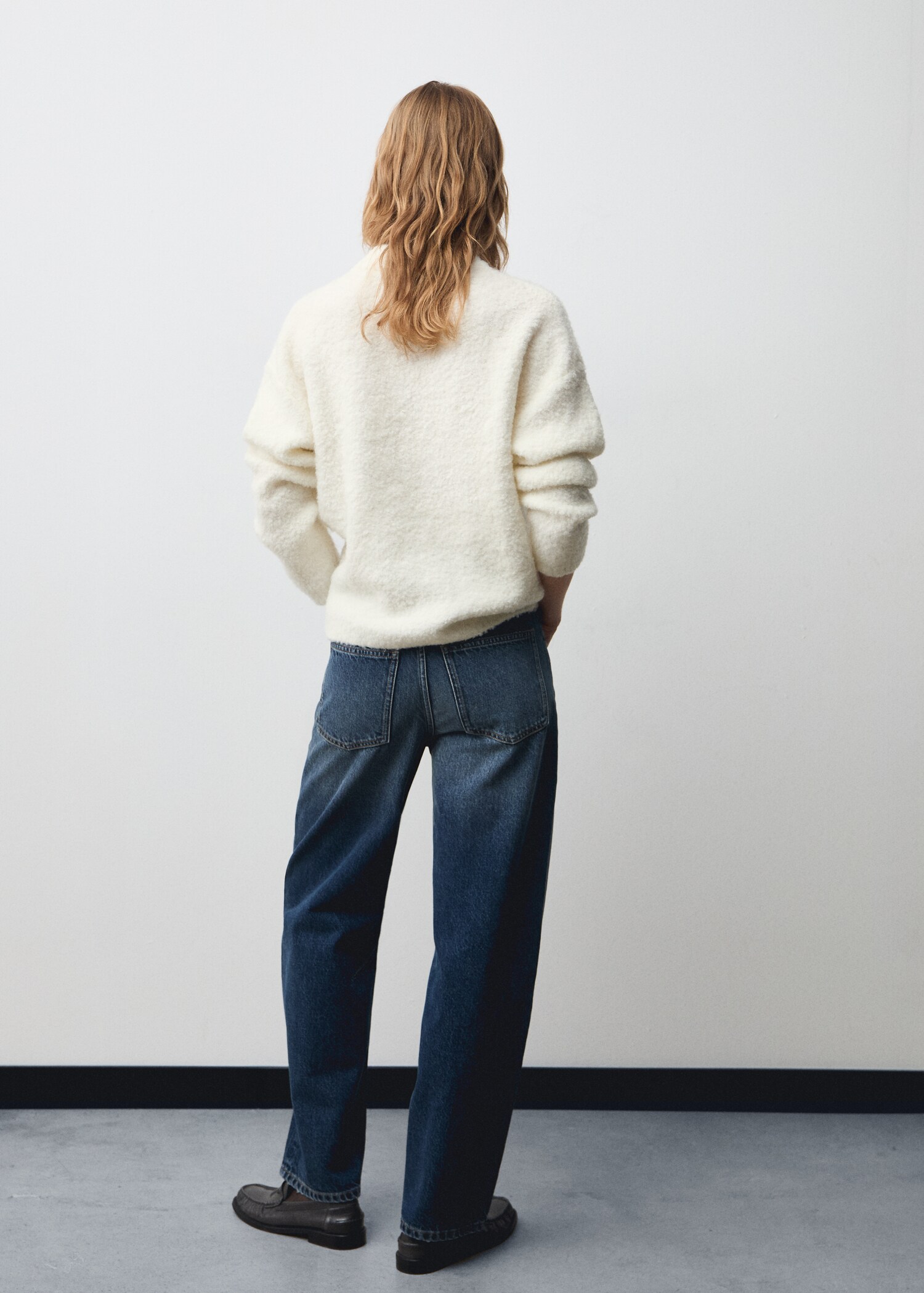 Jersey punto cuello redondo - Reverso del artículo