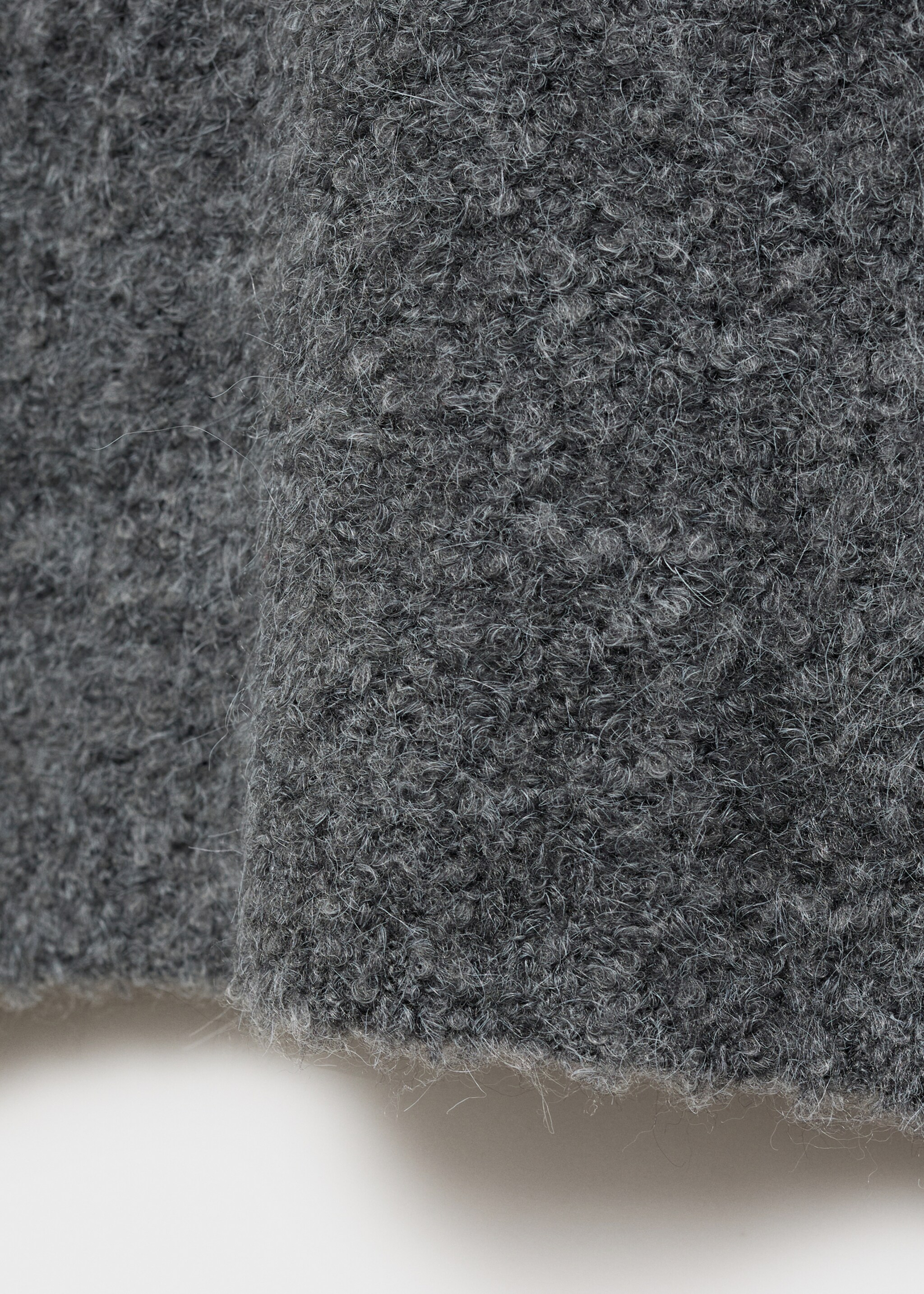 Rundhals-Strickjersey - Detail des Artikels 0, Anthrazit. Ref: 77019058-00.