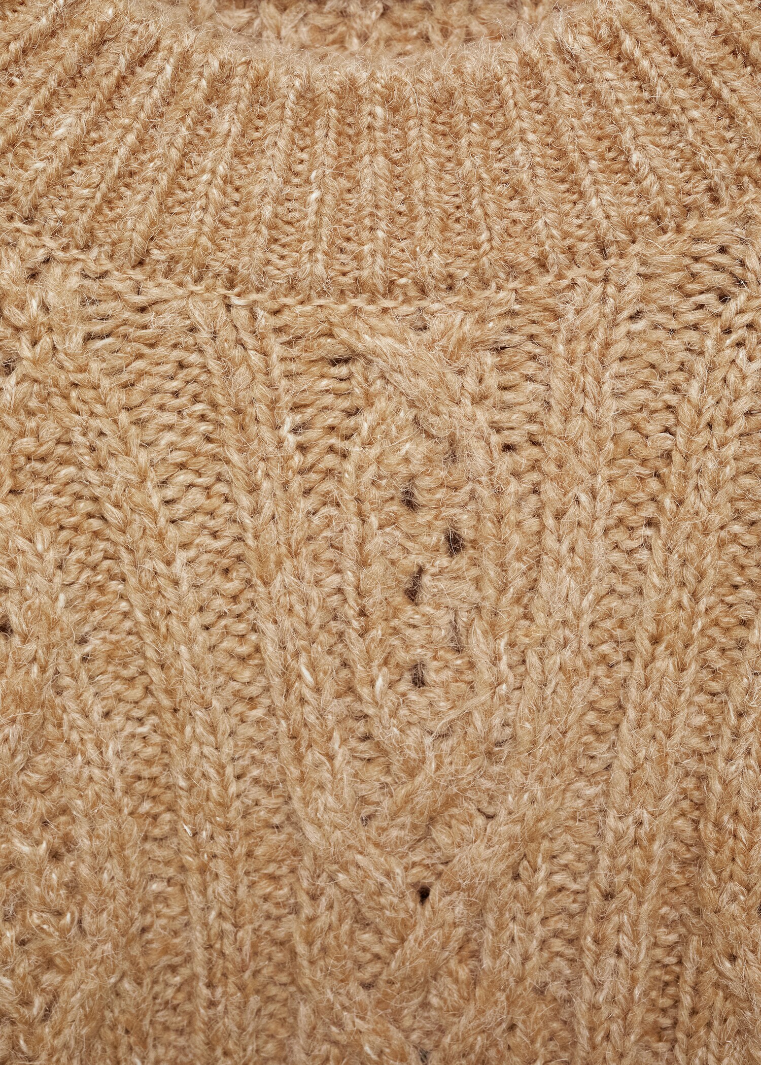 Thick knit round neck sweater - Details of the article 8