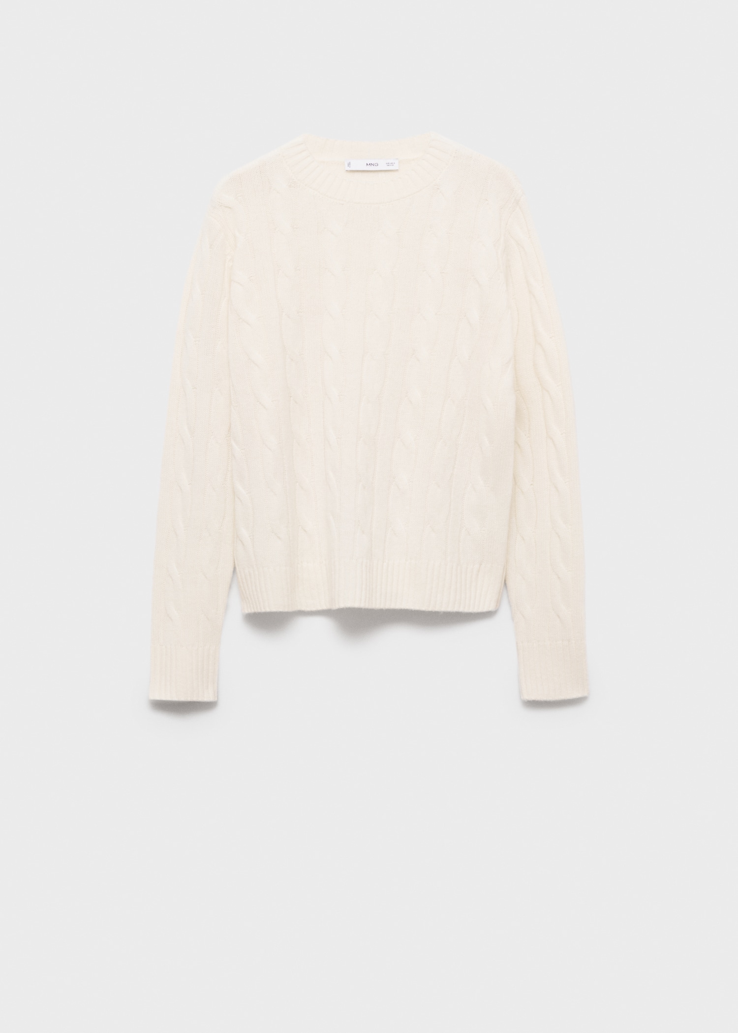 Braided wool sweater - Article without model