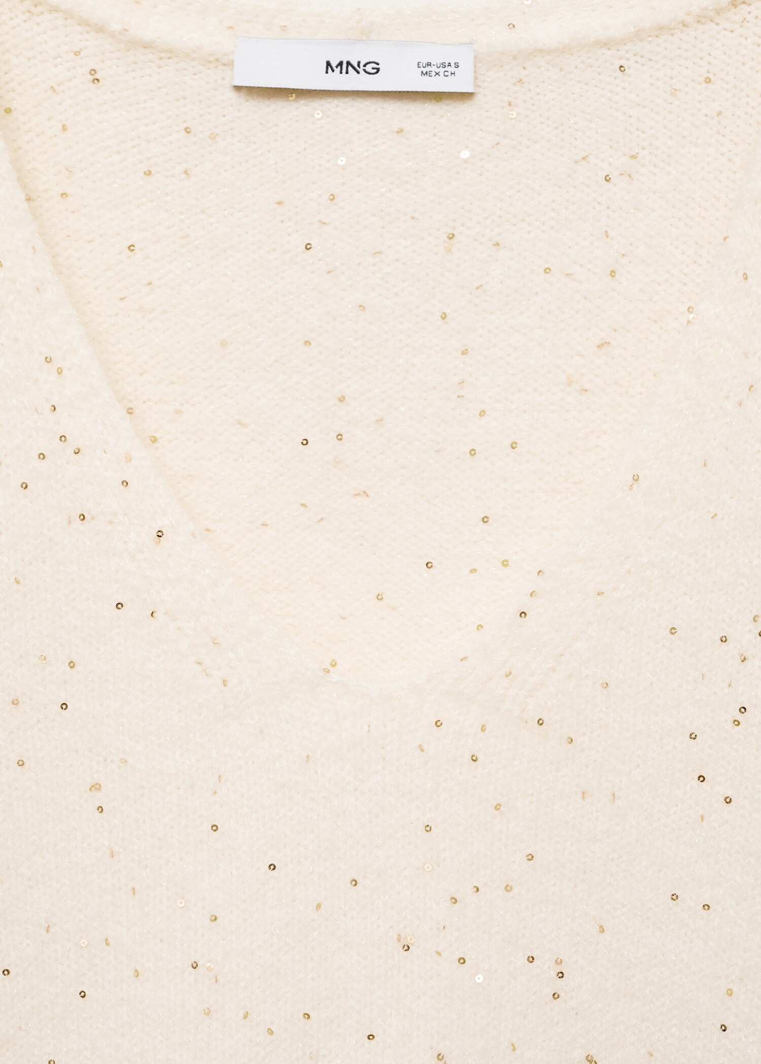 Pull-over col V paillettes - Détail de l'article 8