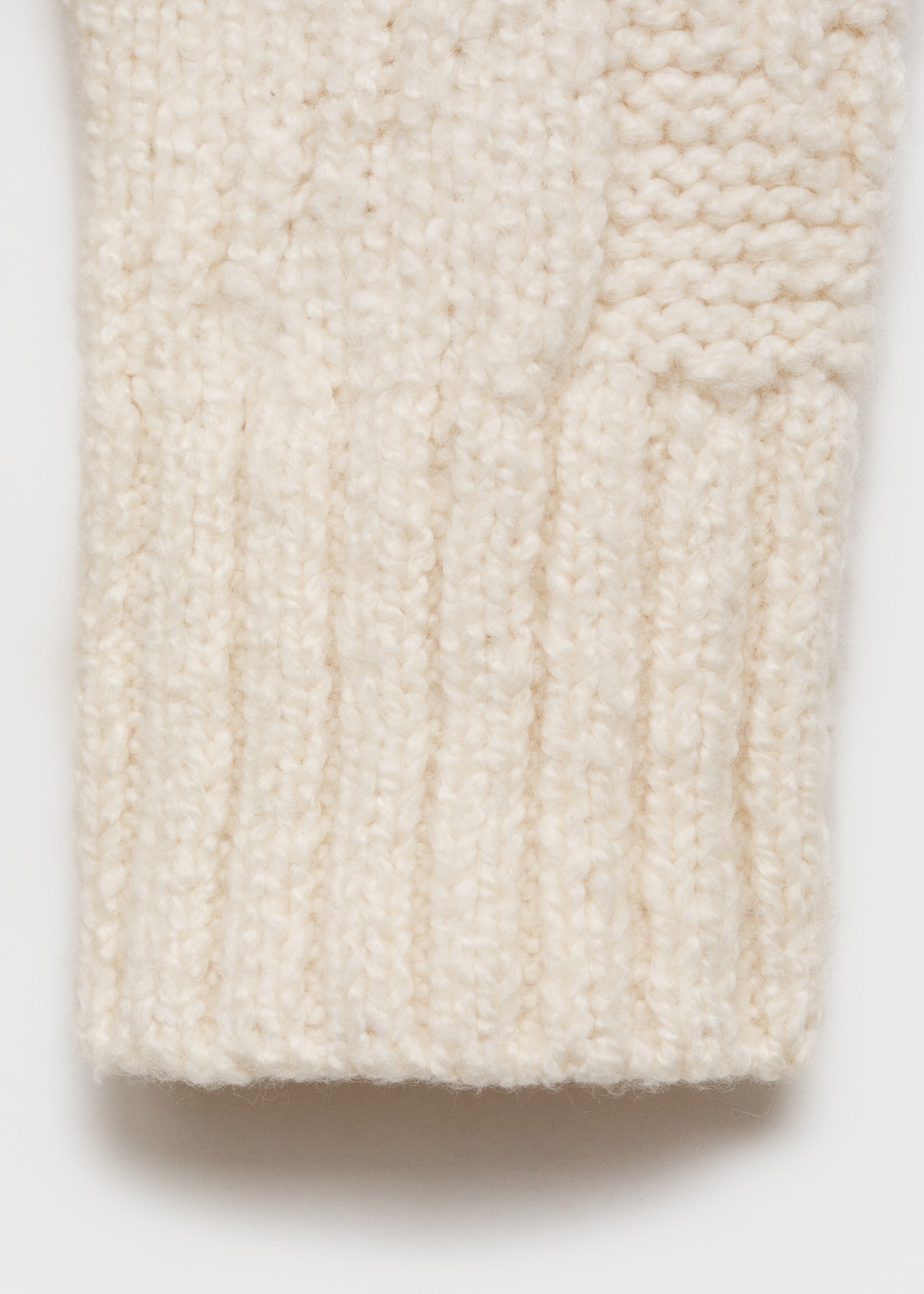 Jersei punt gruixut coll perkins - Detall de l'article 0, Cru. Ref: 77019073-00.