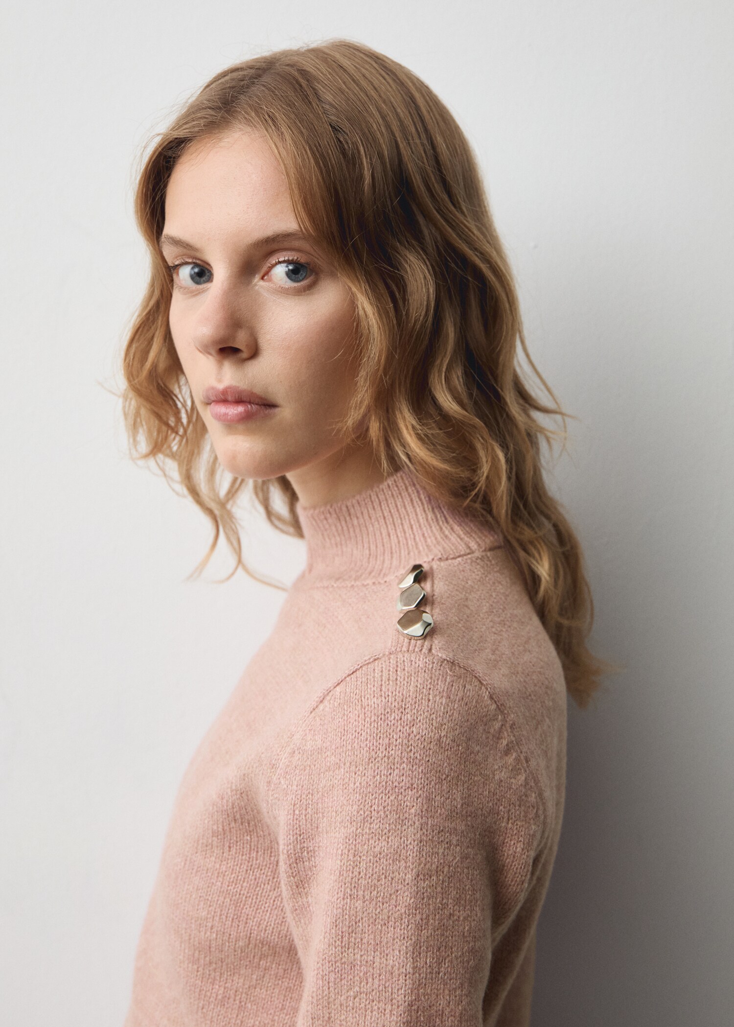 Pull-over col montant manches courtes - Détail de l'article 1