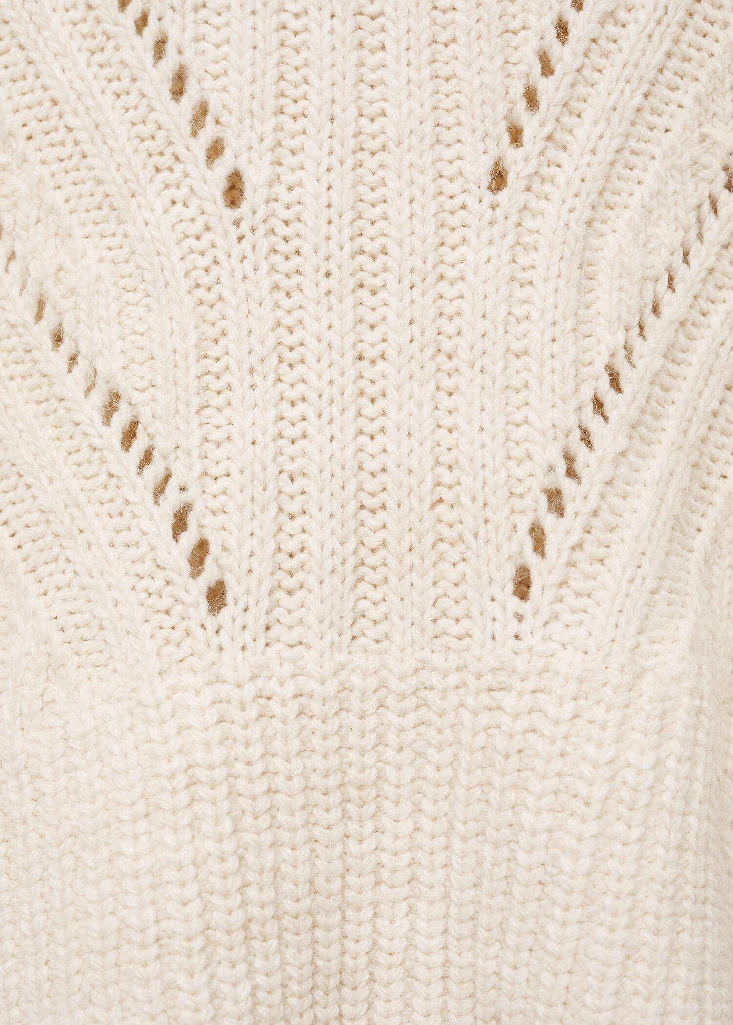 Rollkragenpullover mit locker gewebtem Detail - Detail des Artikels 0