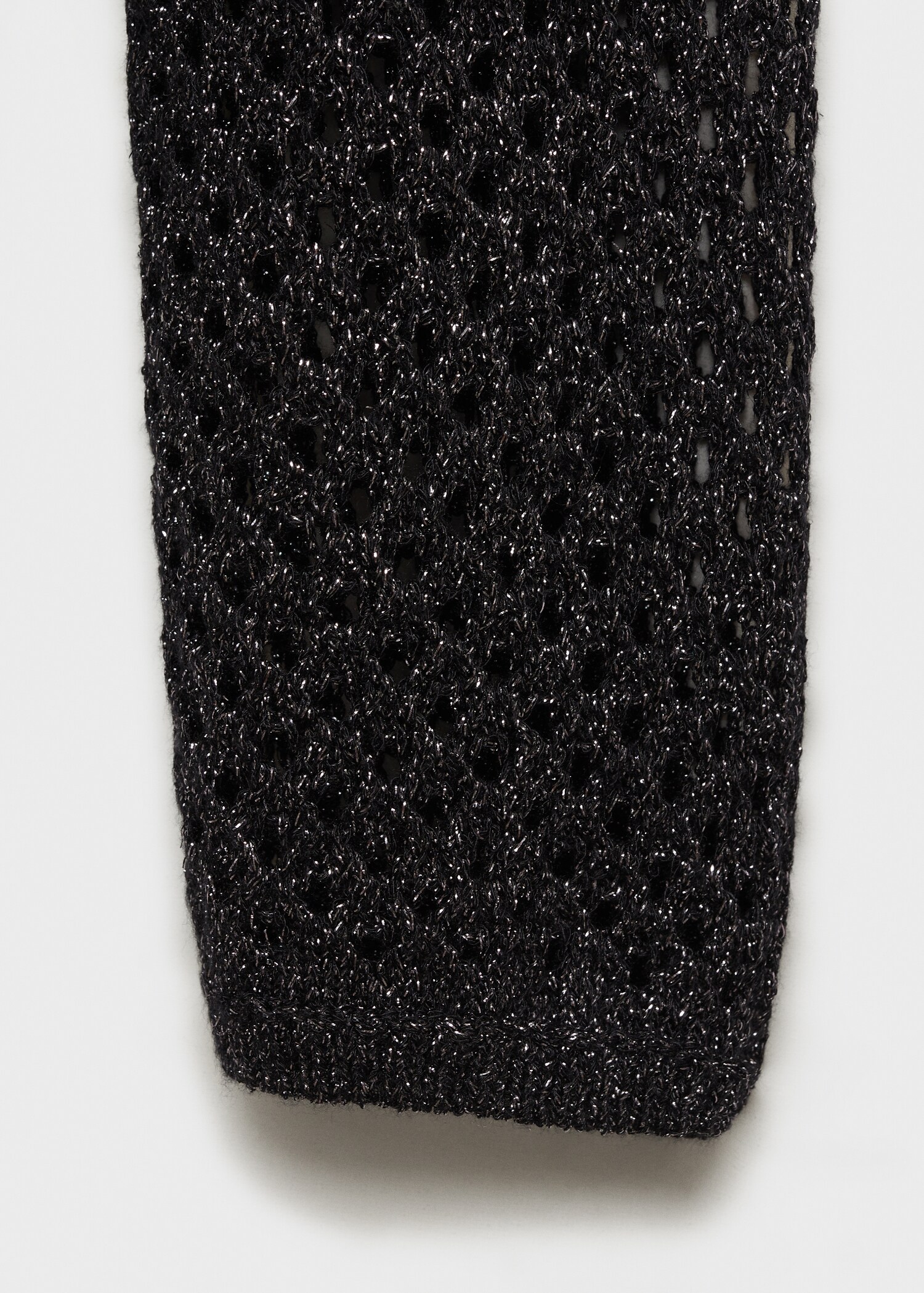 Hålstickad tröja lurex - Detaljer om artikeln 0