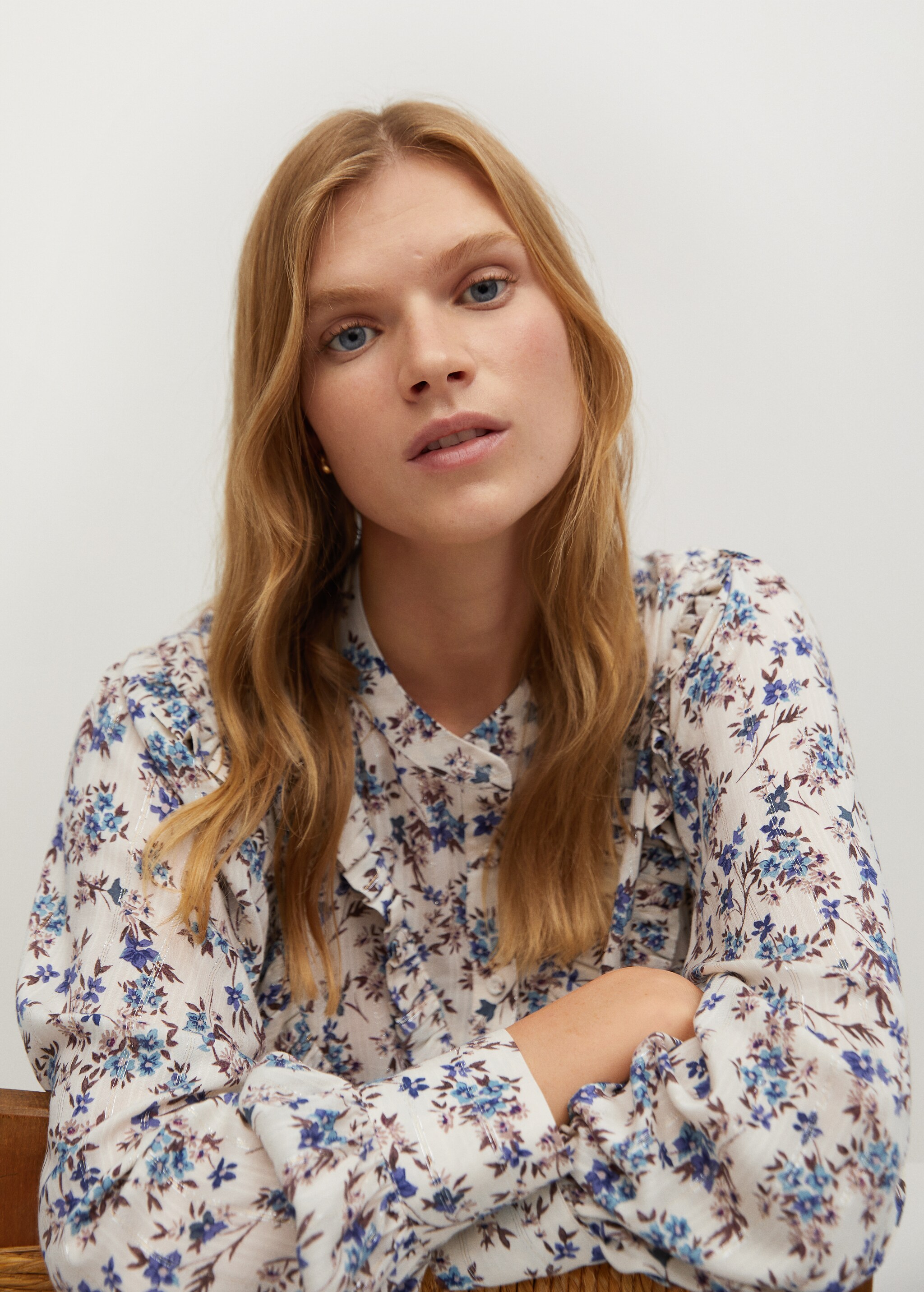 Blusa fluida estampado floral - Detalle del artículo 2