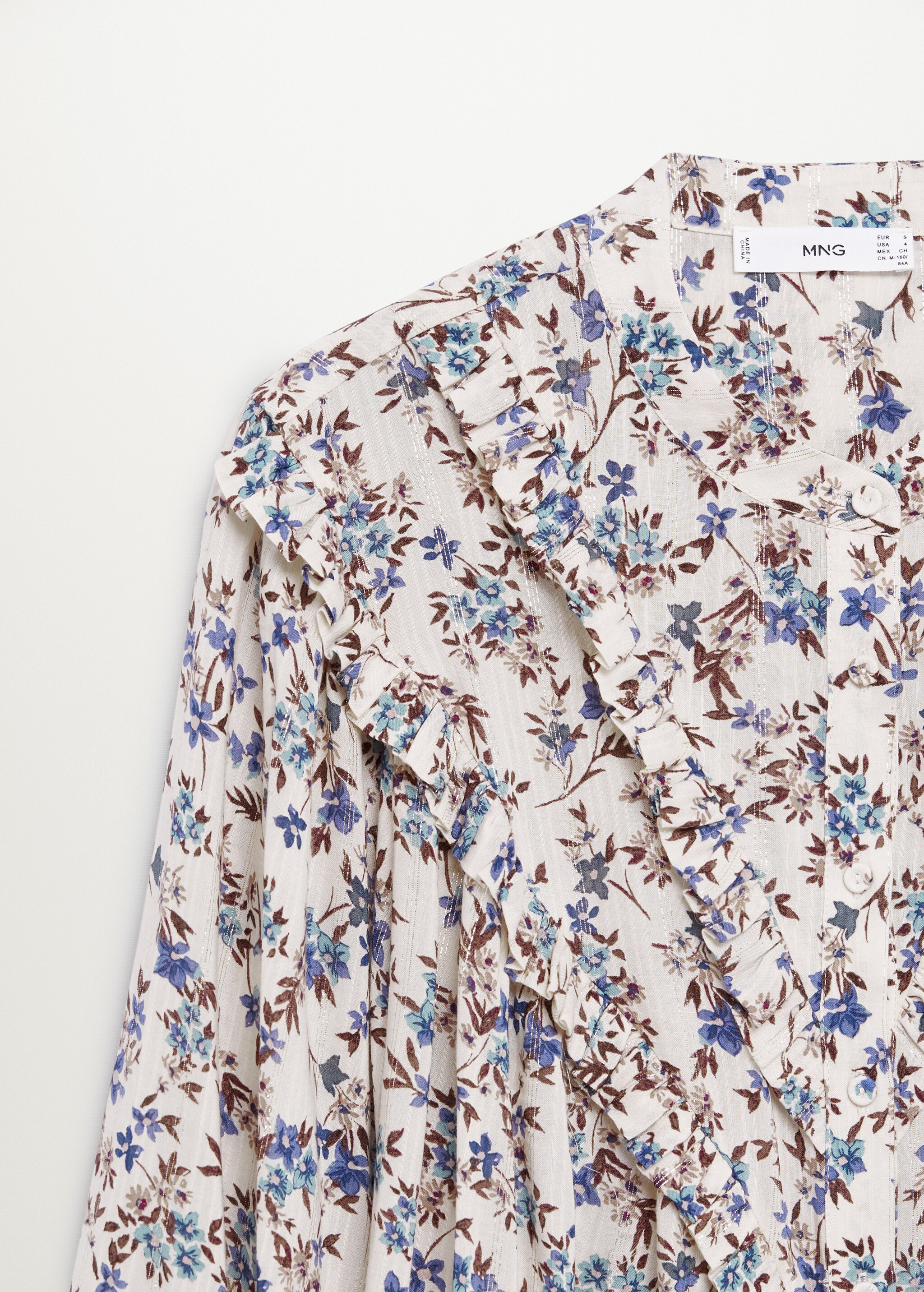 Blusa fluida estampado floral - Detalle del artículo 8