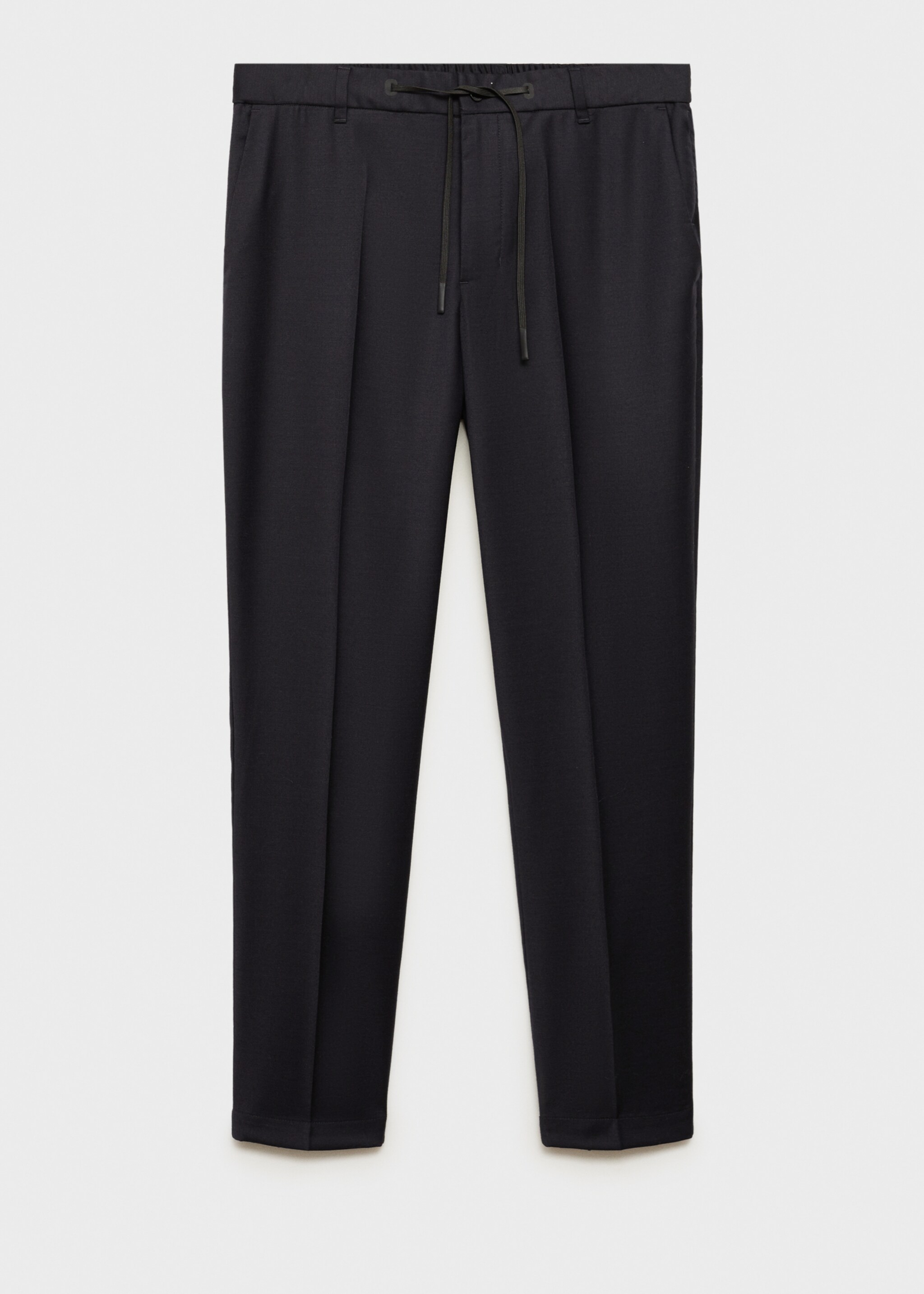 Pantalon laine mélangée cordon - Article sans modèle, Bleu nuit. Ref: 77019230-00.