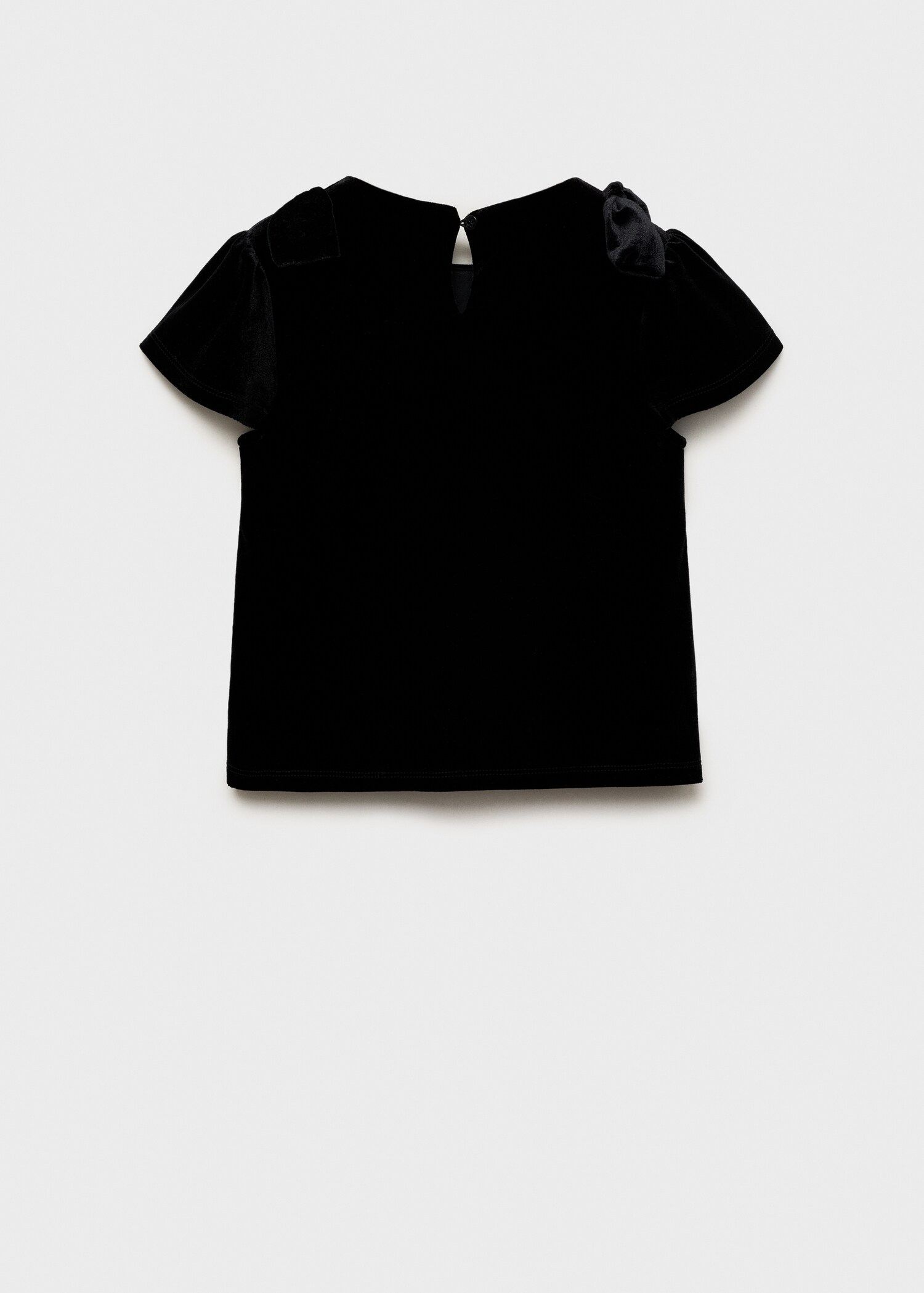 Velvet bow T-shirt - Reverse of the article