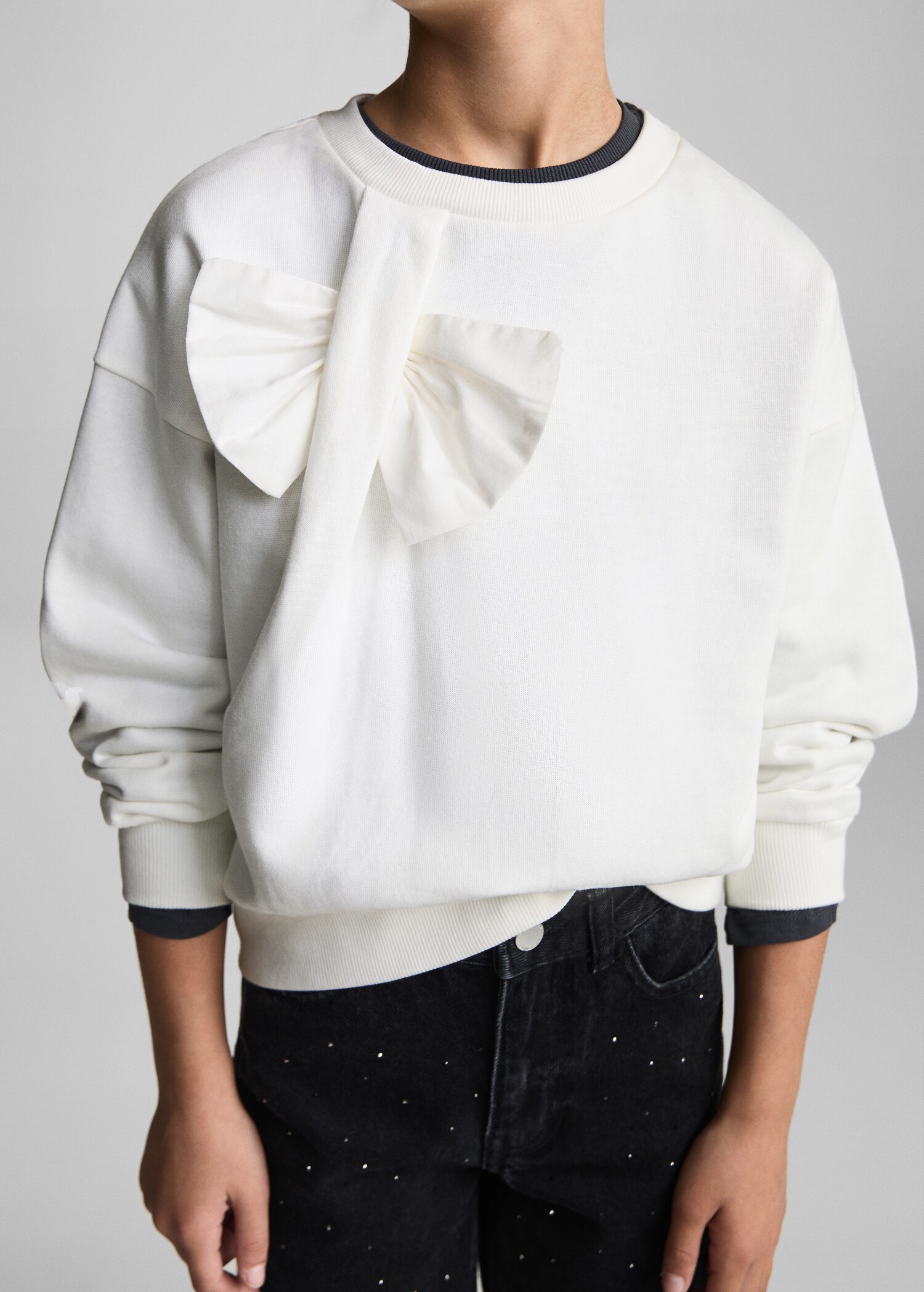 Bow detail sweater - Details of the article 6