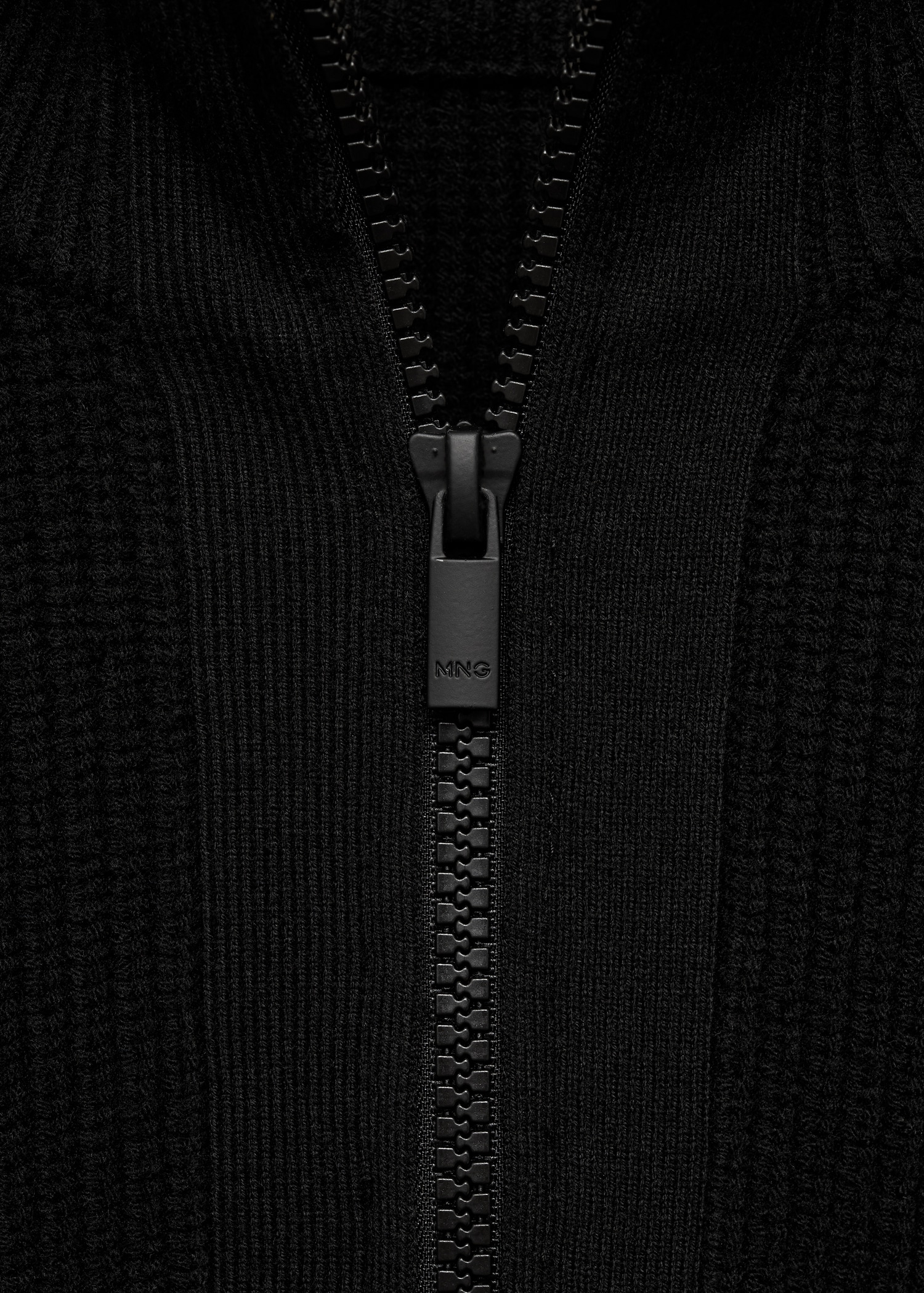 Zip-Pullover aus atmungsaktivem Coolmax®-Wollgemisch - Detail des Artikels 8