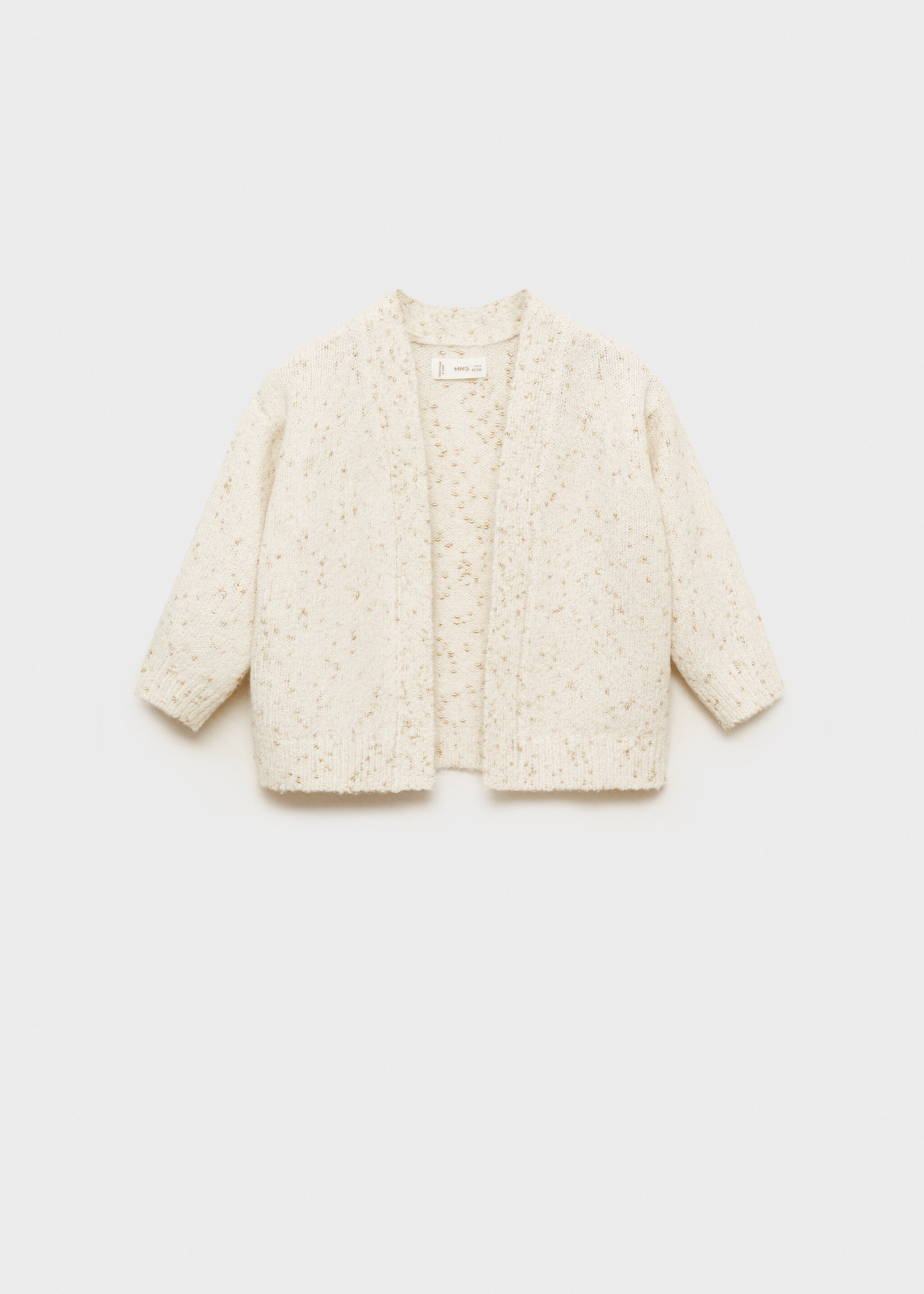 Cardigan maille ajourée - Article sans modèle, Écru. Ref: 77019245-00.