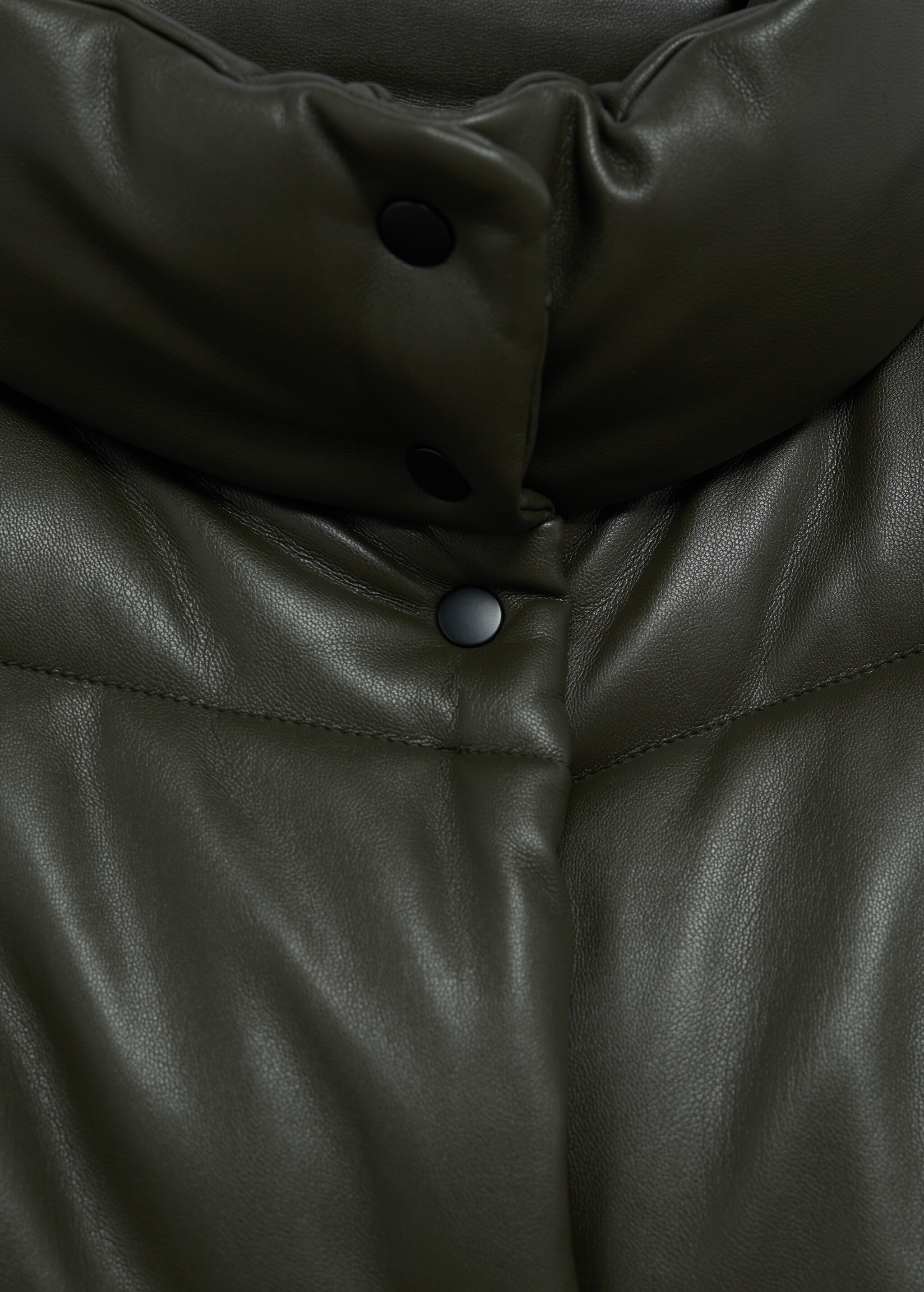 Anorak acolchado efecto piel - Detalle del artículo 8