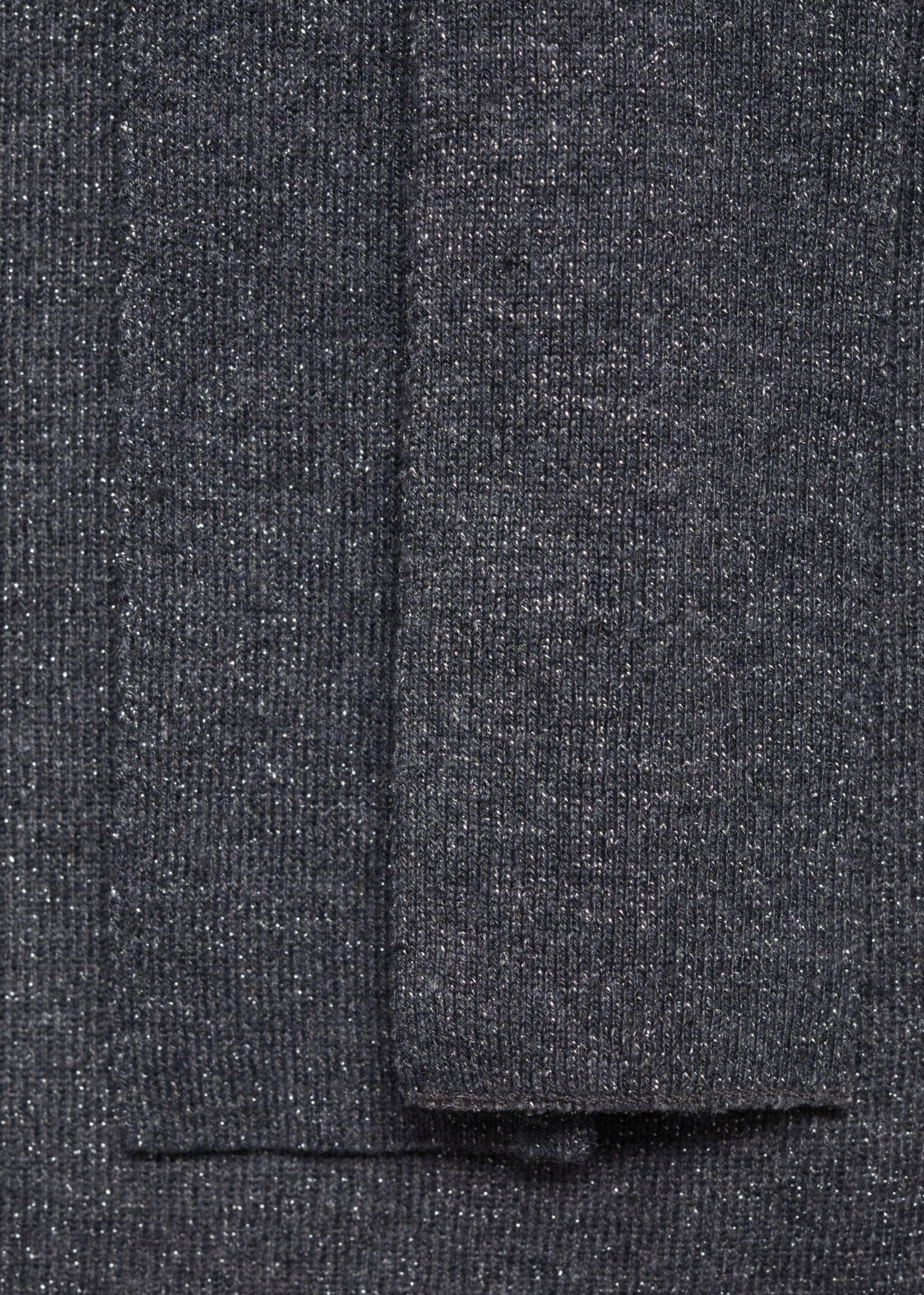 Lurex top with bow - Details of the article 0, Grey. Ref: 77019406-00.