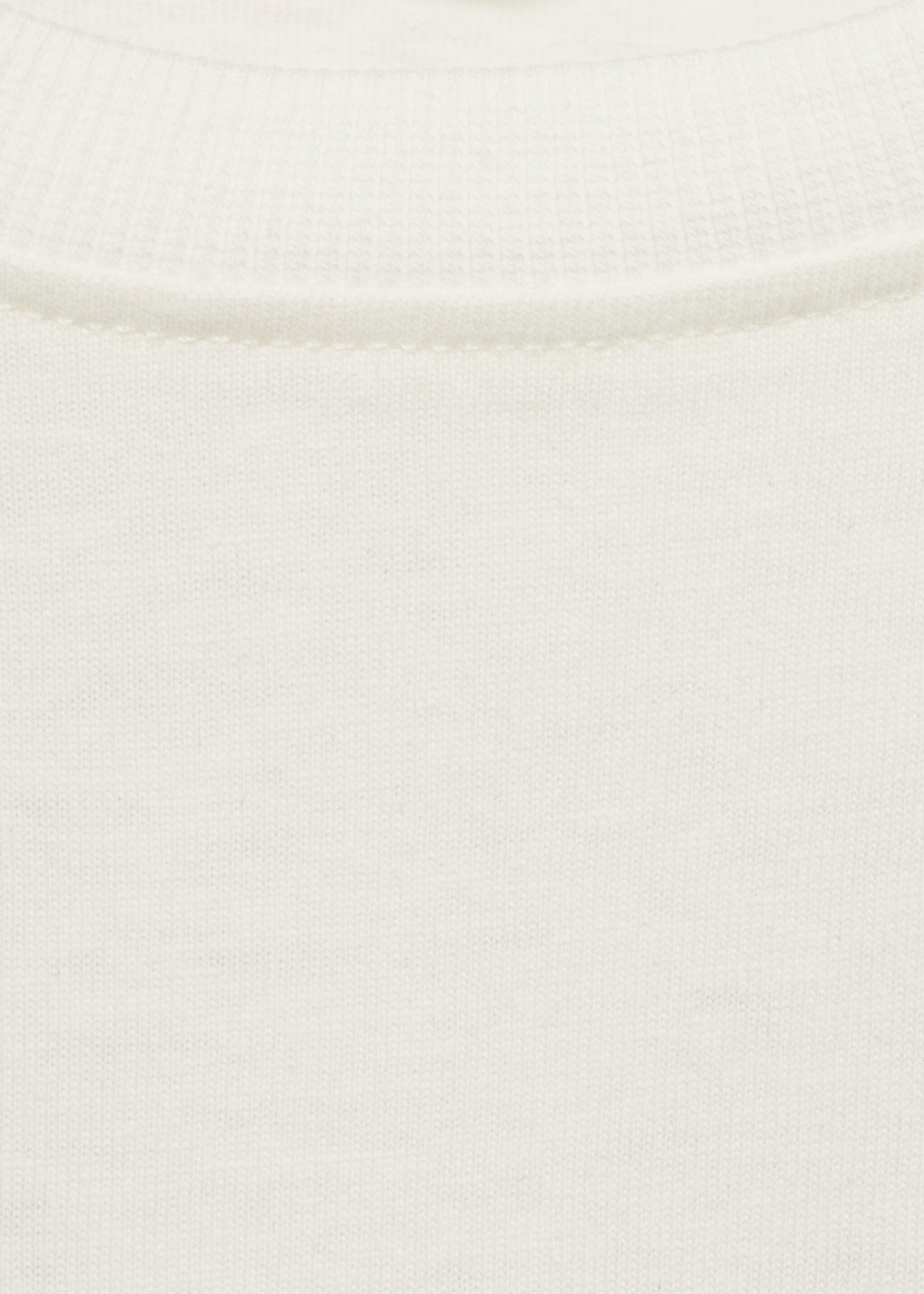 Printed long sleeve t-shirt - Details of the article 0, Off White. Ref: 77019408-00.