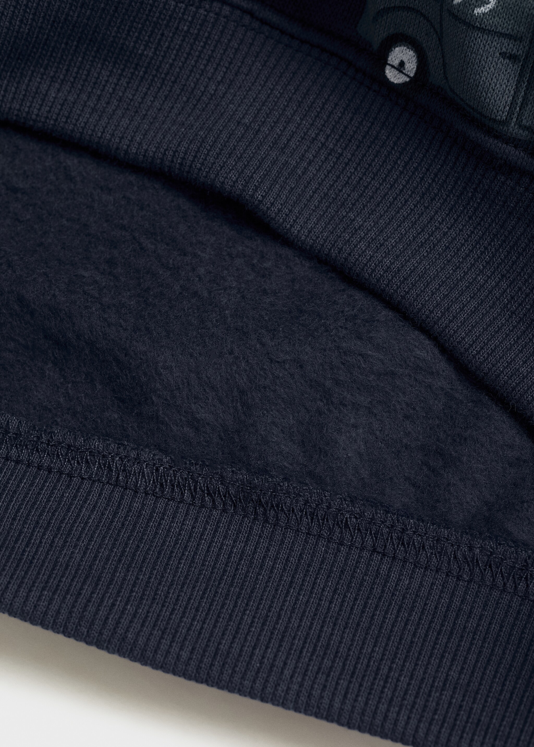 Christmas-print sweatshirt - Details of the article 0, Dark Navy. Ref: 77019409-00.