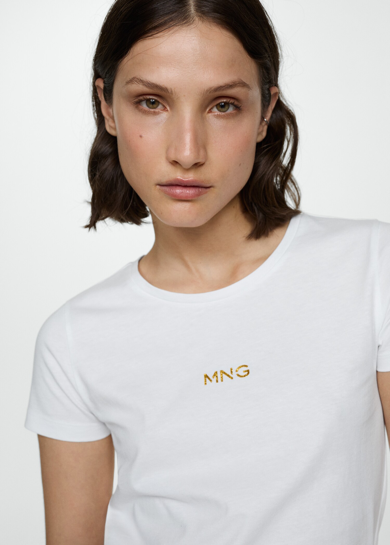 Metallic logo T-shirt - Details of the article 1