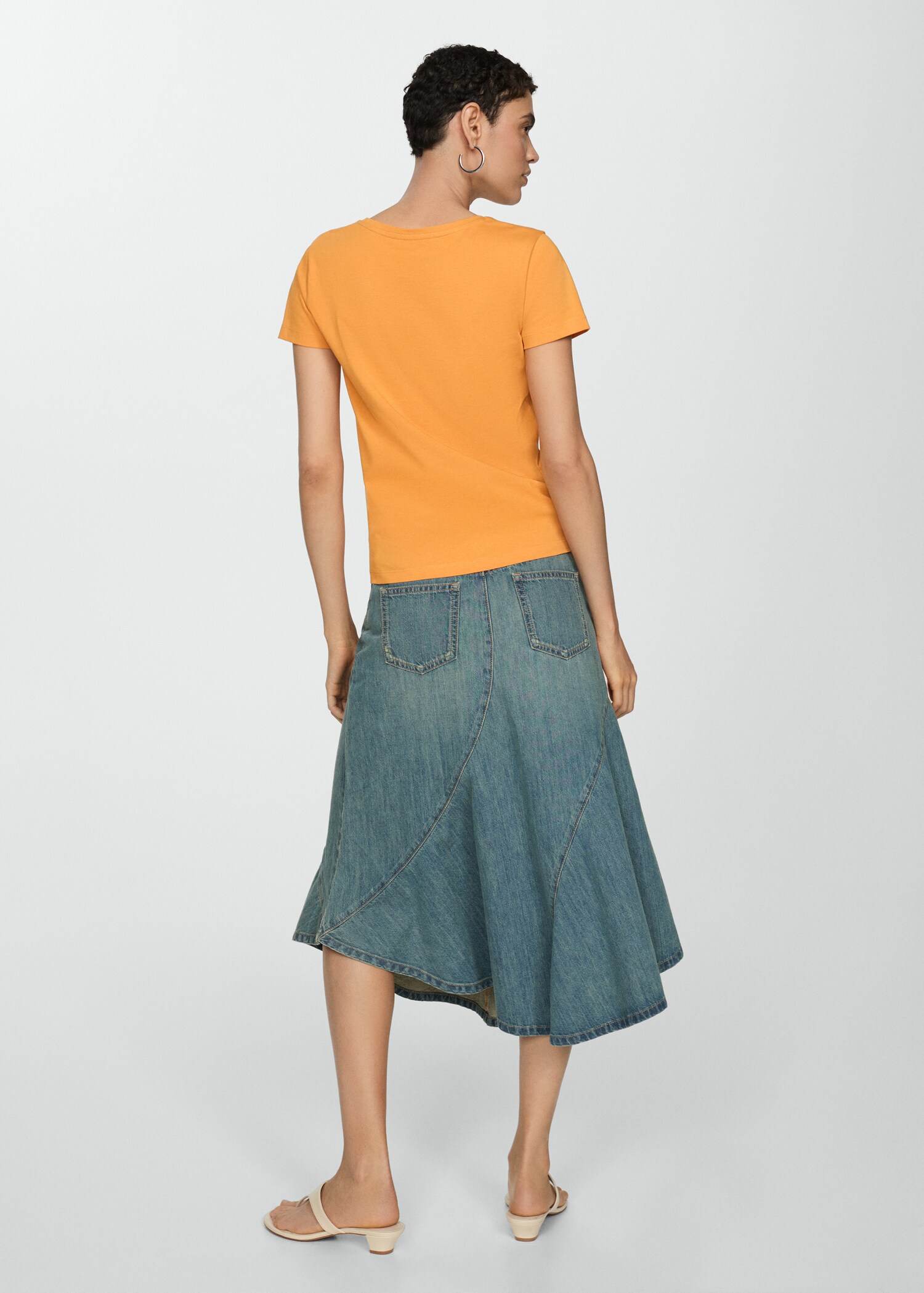 Metallic logo T-shirt - Reverse of the article