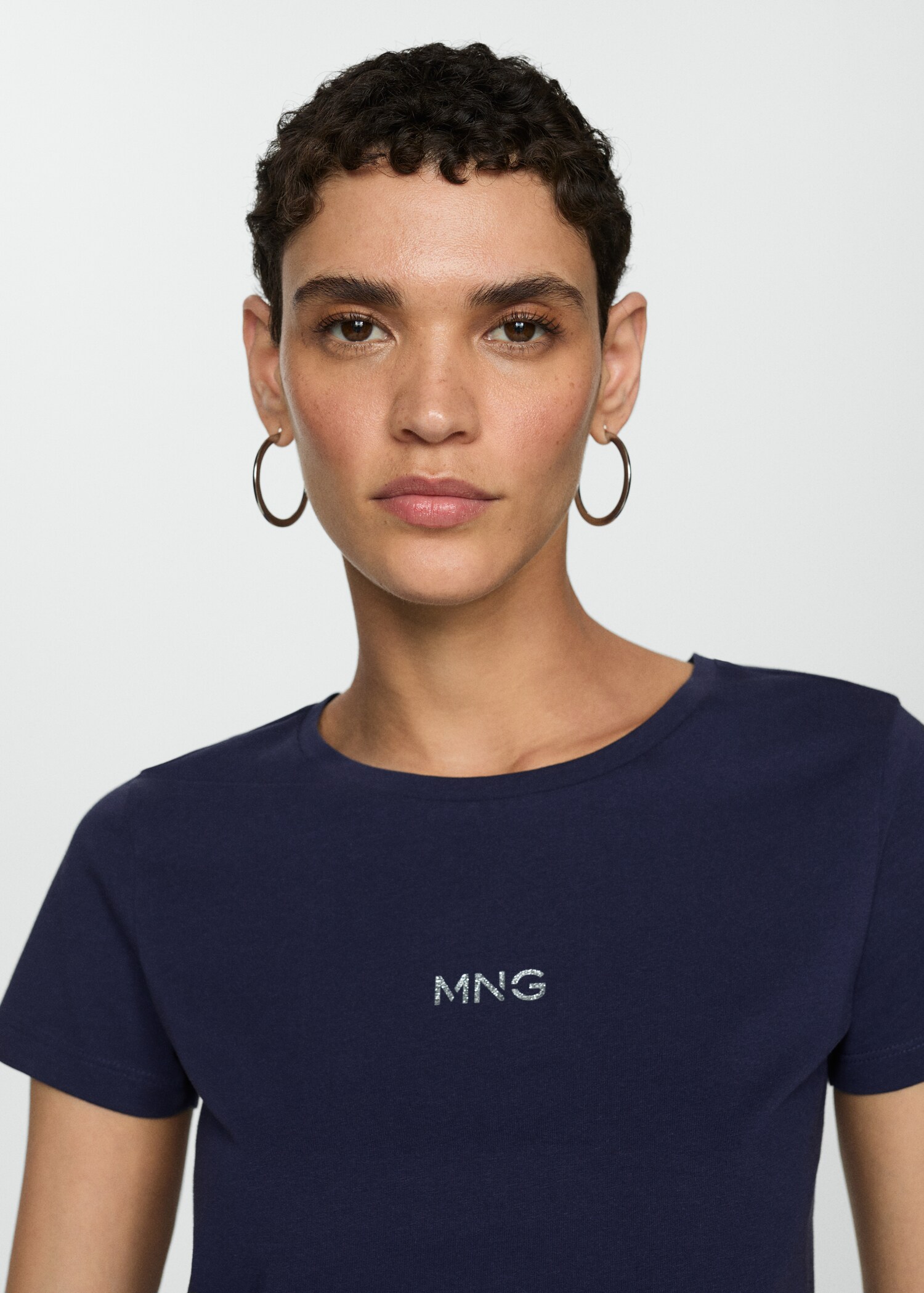 Metallic logo T-shirt - Details of the article 1