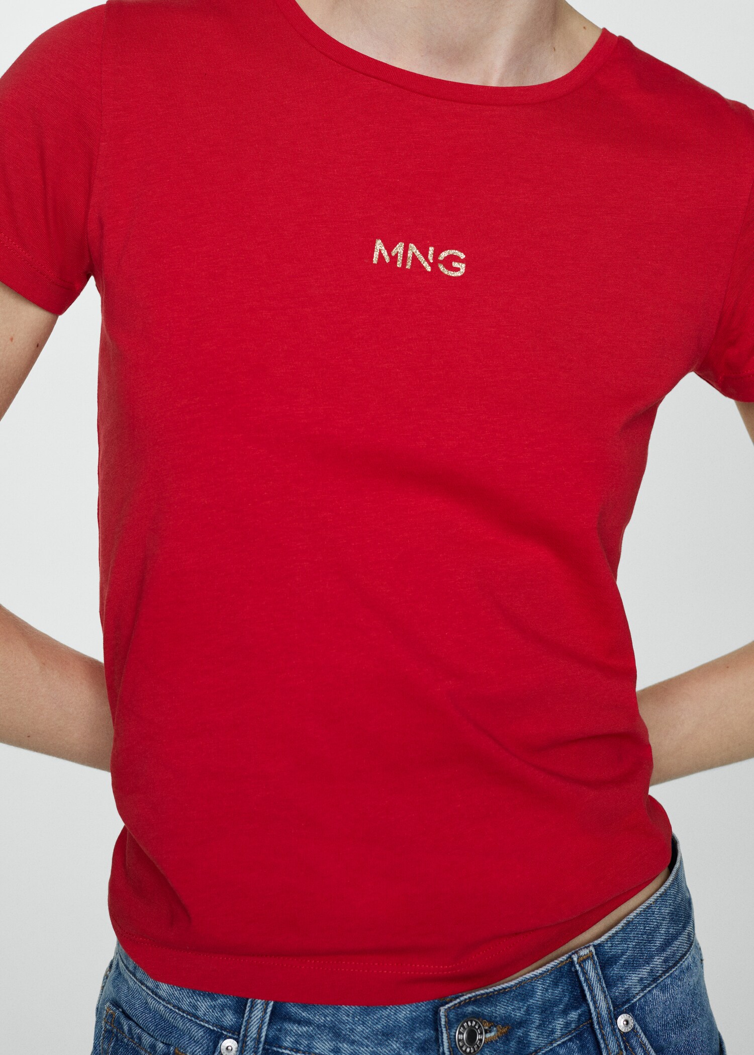 Metallic logo T-shirt - Details of the article 6