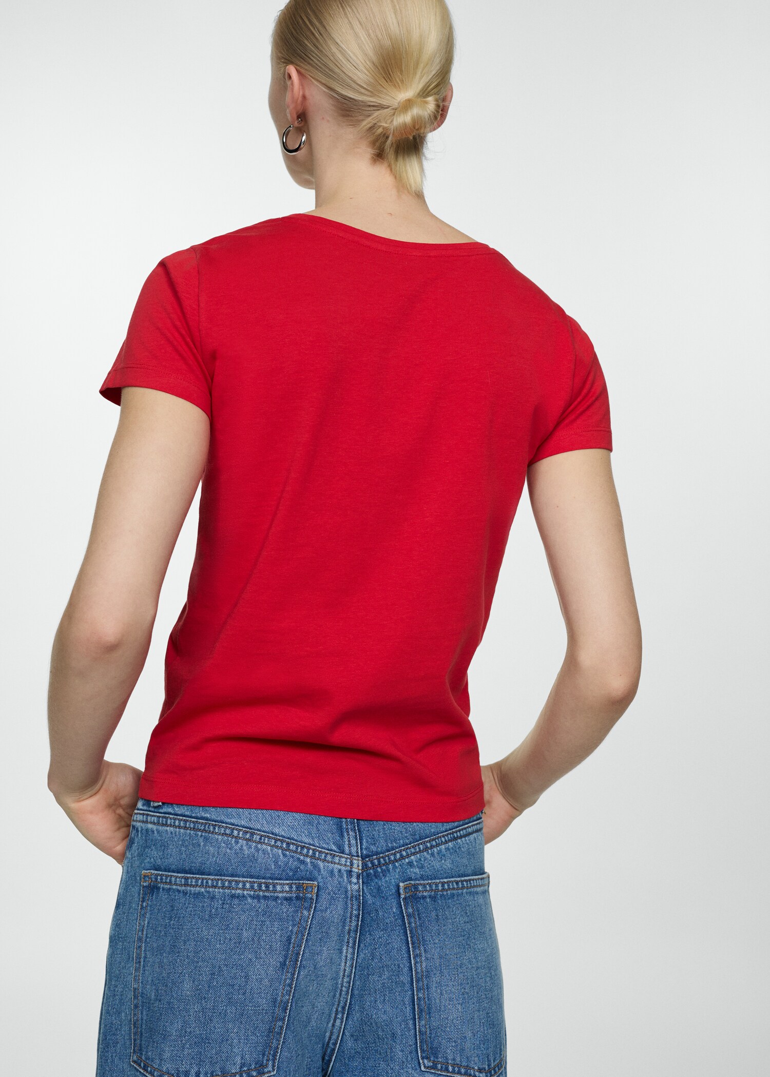 Metallic logo T-shirt - Reverse of the article