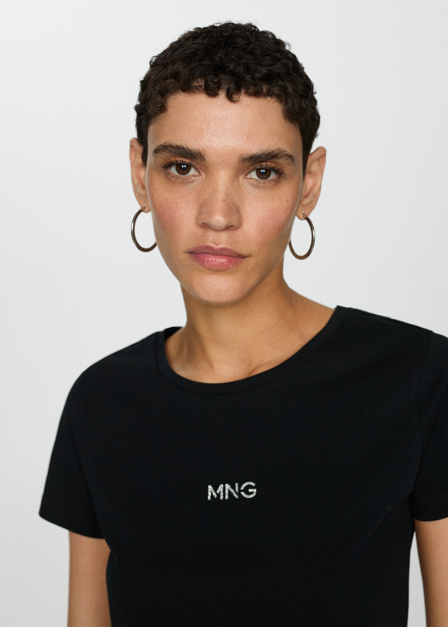 Metallic logo T-shirt - Details of the article 1