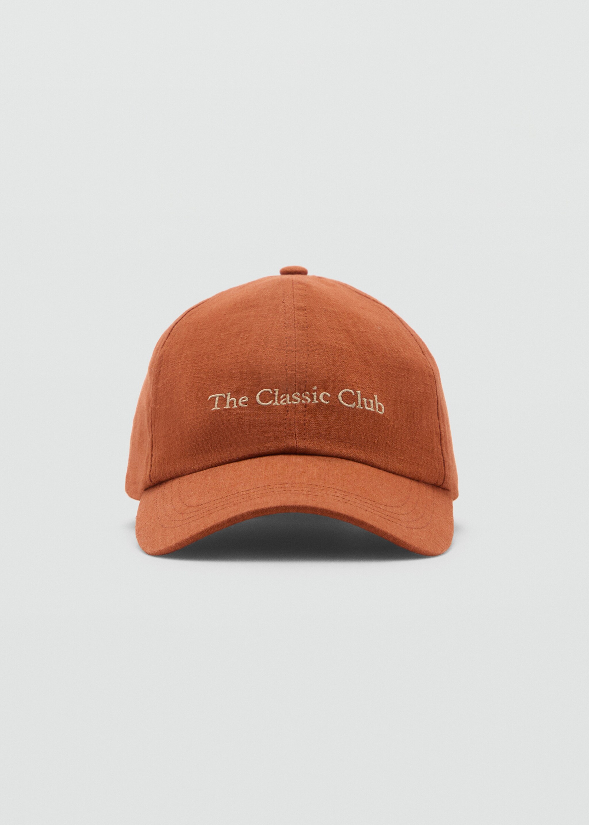 Embroidered message cap - Medium plane