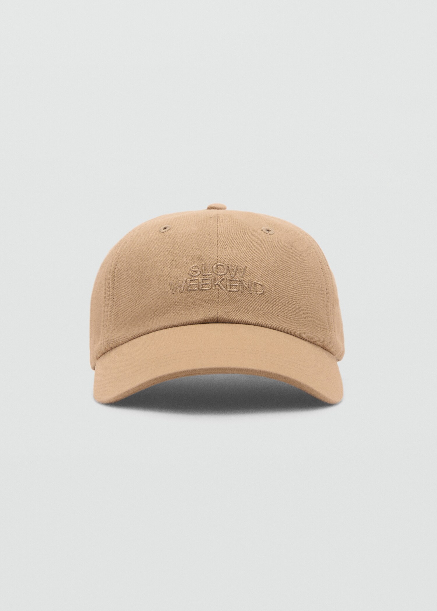 Embroidered message cap - Medium plane