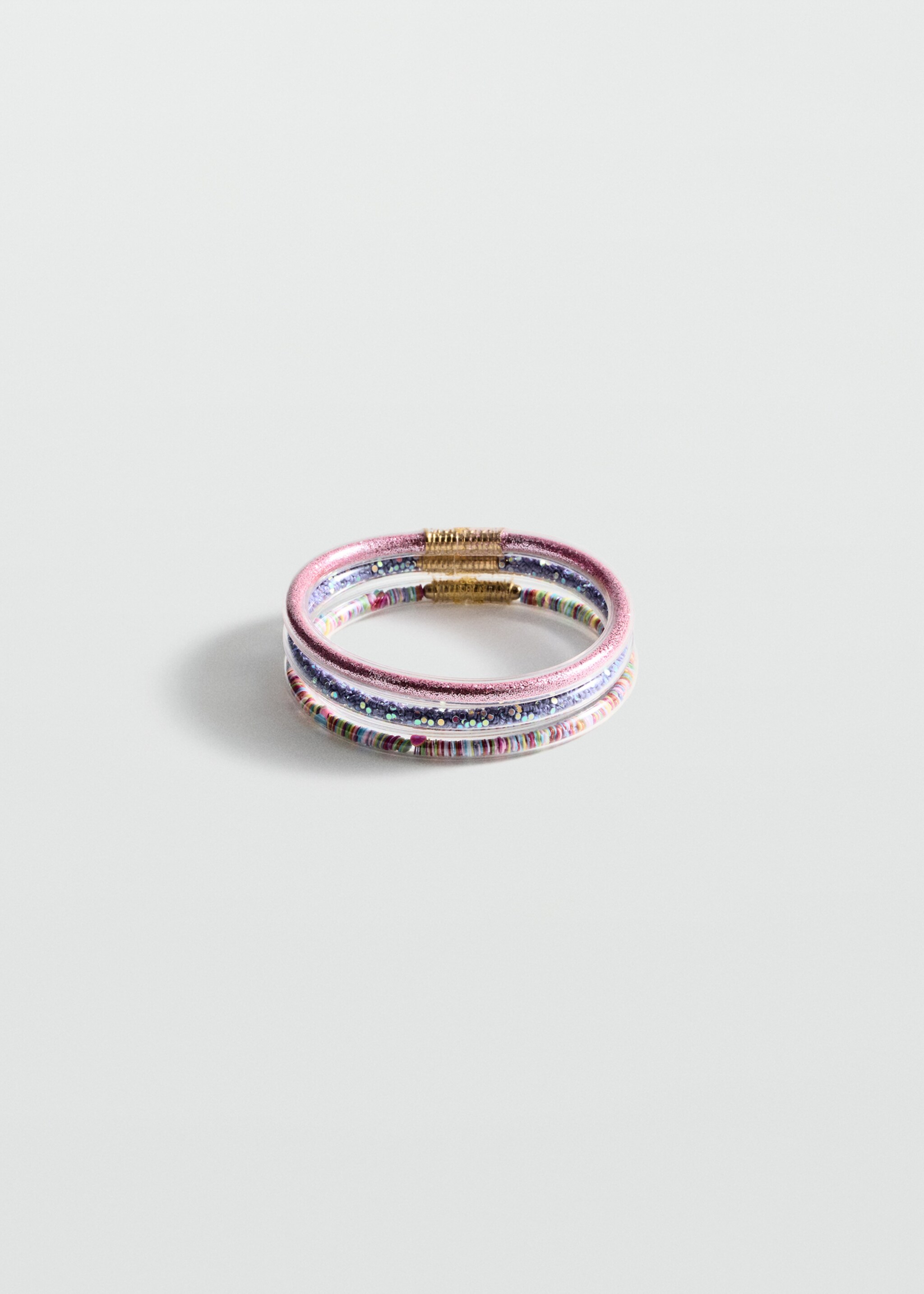 Pack 3 bracelets fantaisie - Article sans modèle, Rose. Ref: 77020301-00.