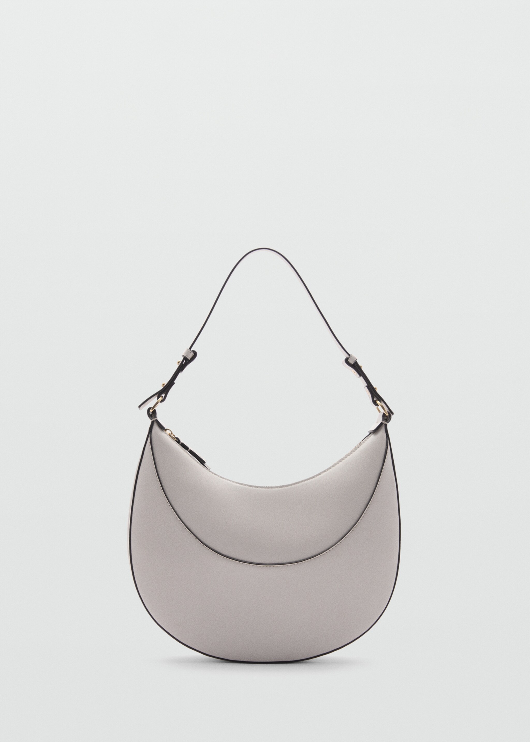 Short-handle shoulder bag - Article without model, Ecru. Ref: 77020324-00.