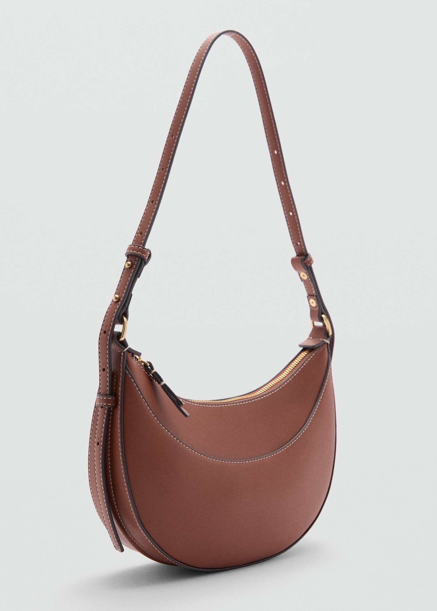 Bolso ovalado asa corta - Plano medio