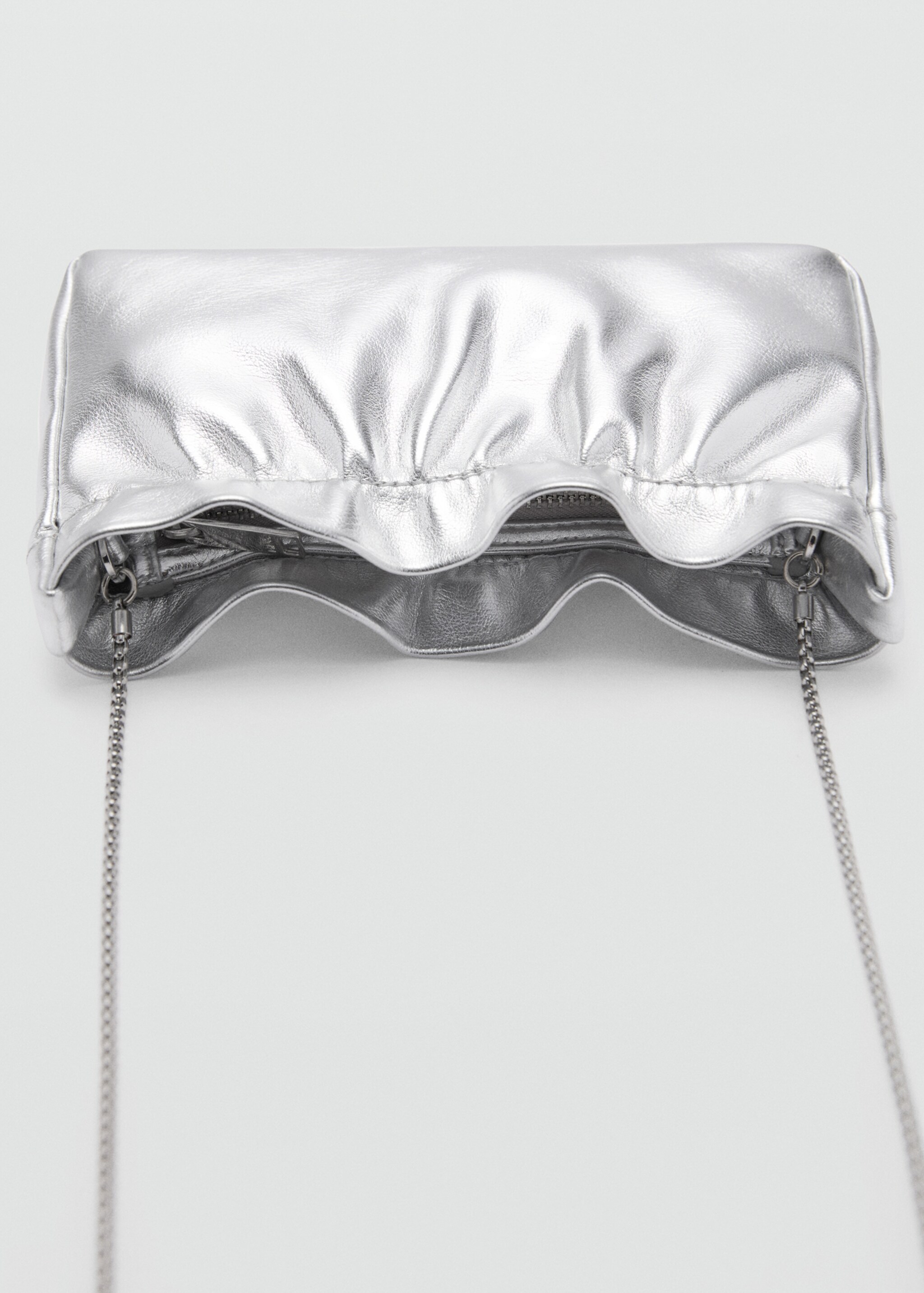 Chain bag - Details of the article 2, Silver. Ref: 77020326-00.