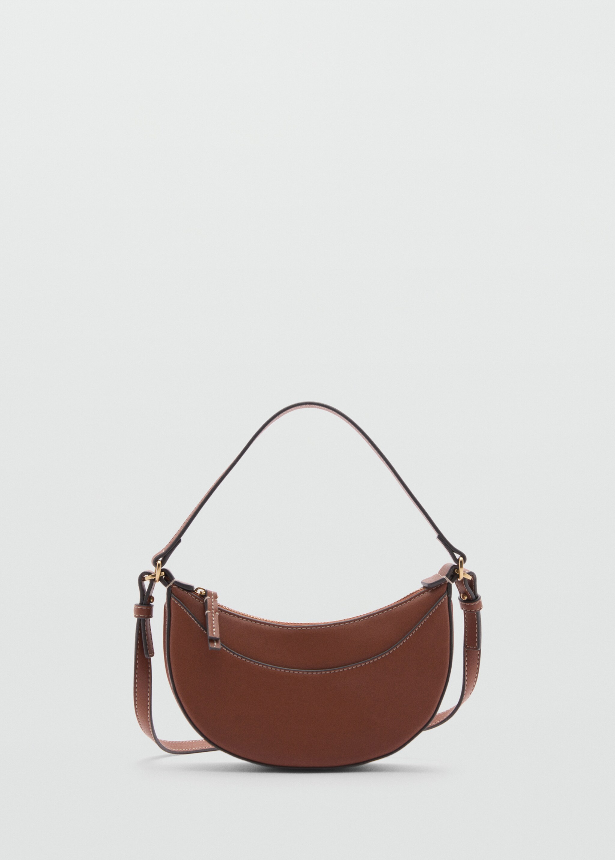 Oval shoulder bag - Article without model, Leather. Ref: 77020328-00.