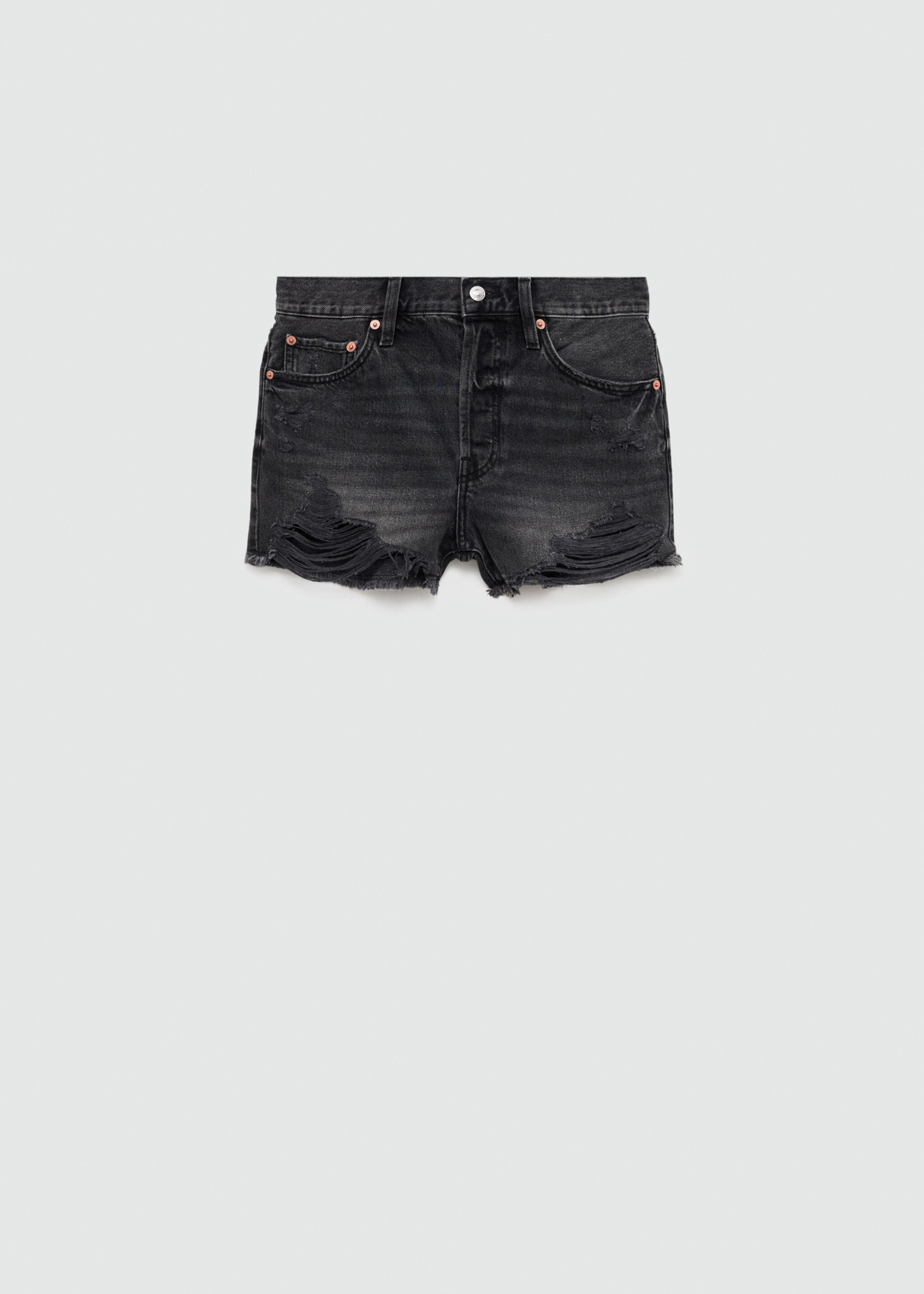 Broken denim shorts - Article without model
