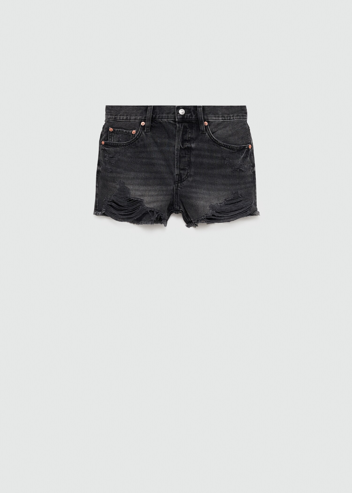Jeansshorts mit Zierrissen - Artikel ohne Model
