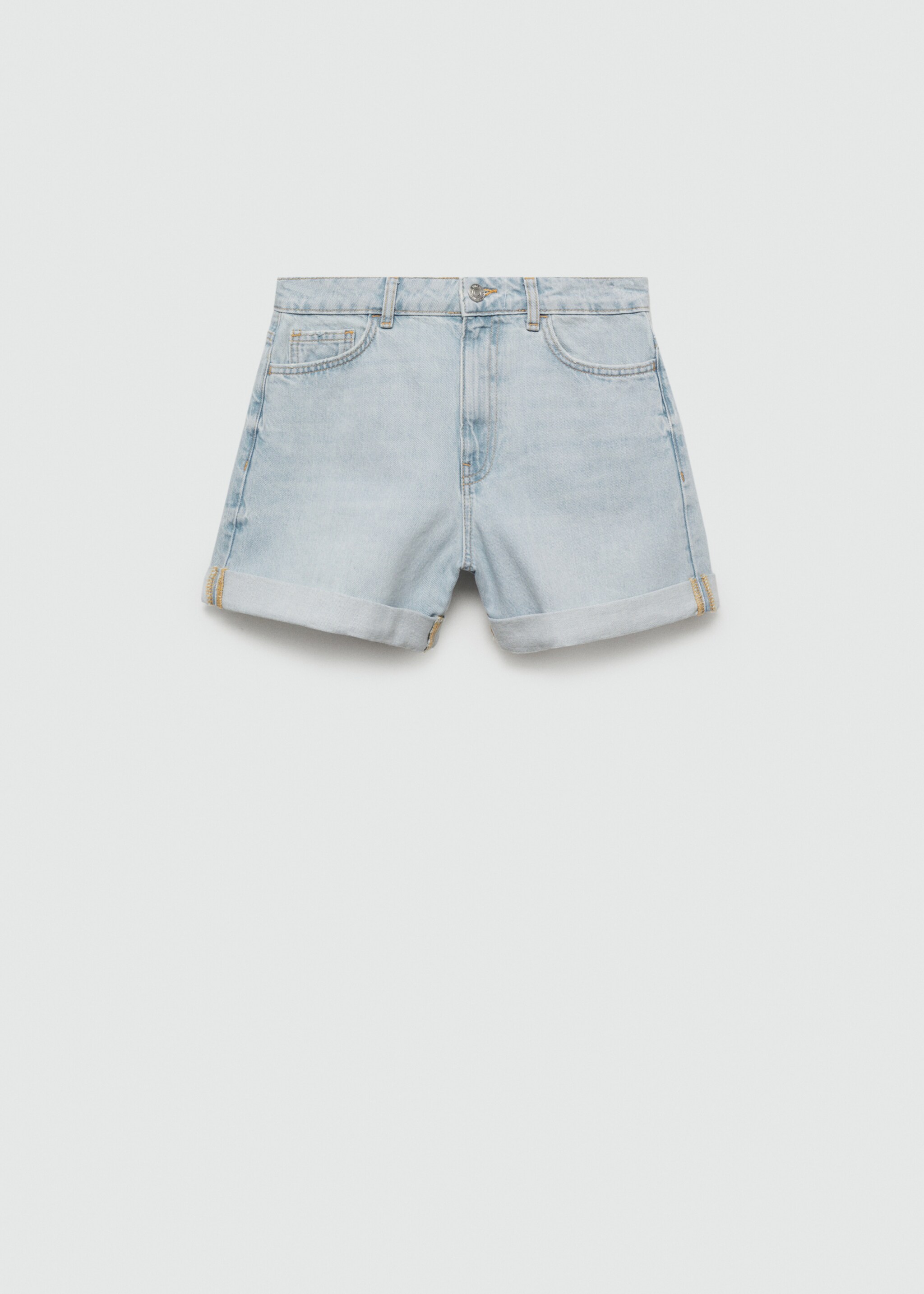 Mom-fit denim shorts - Article without model