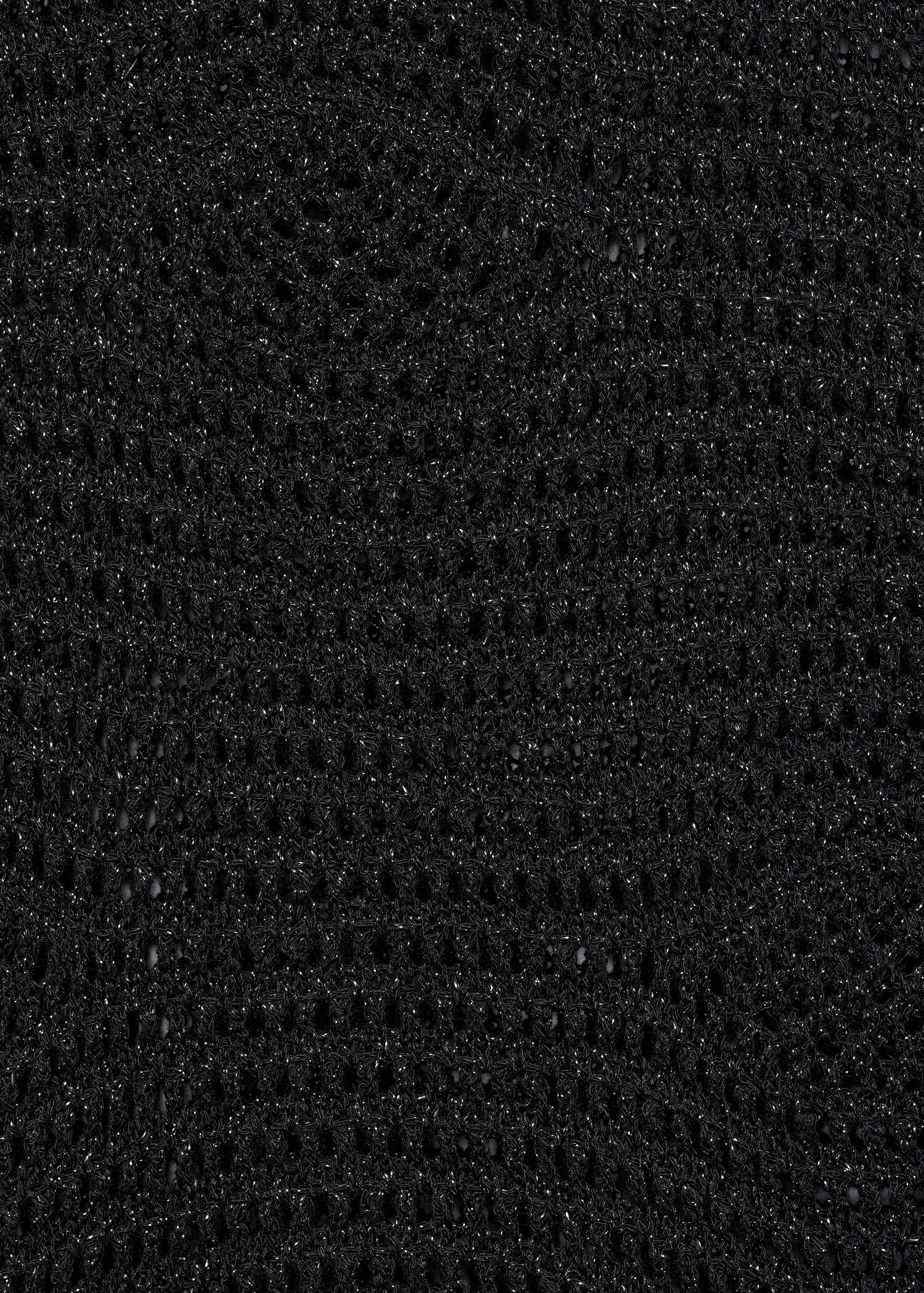 Openwork knitted lurex top - Details of the article 8