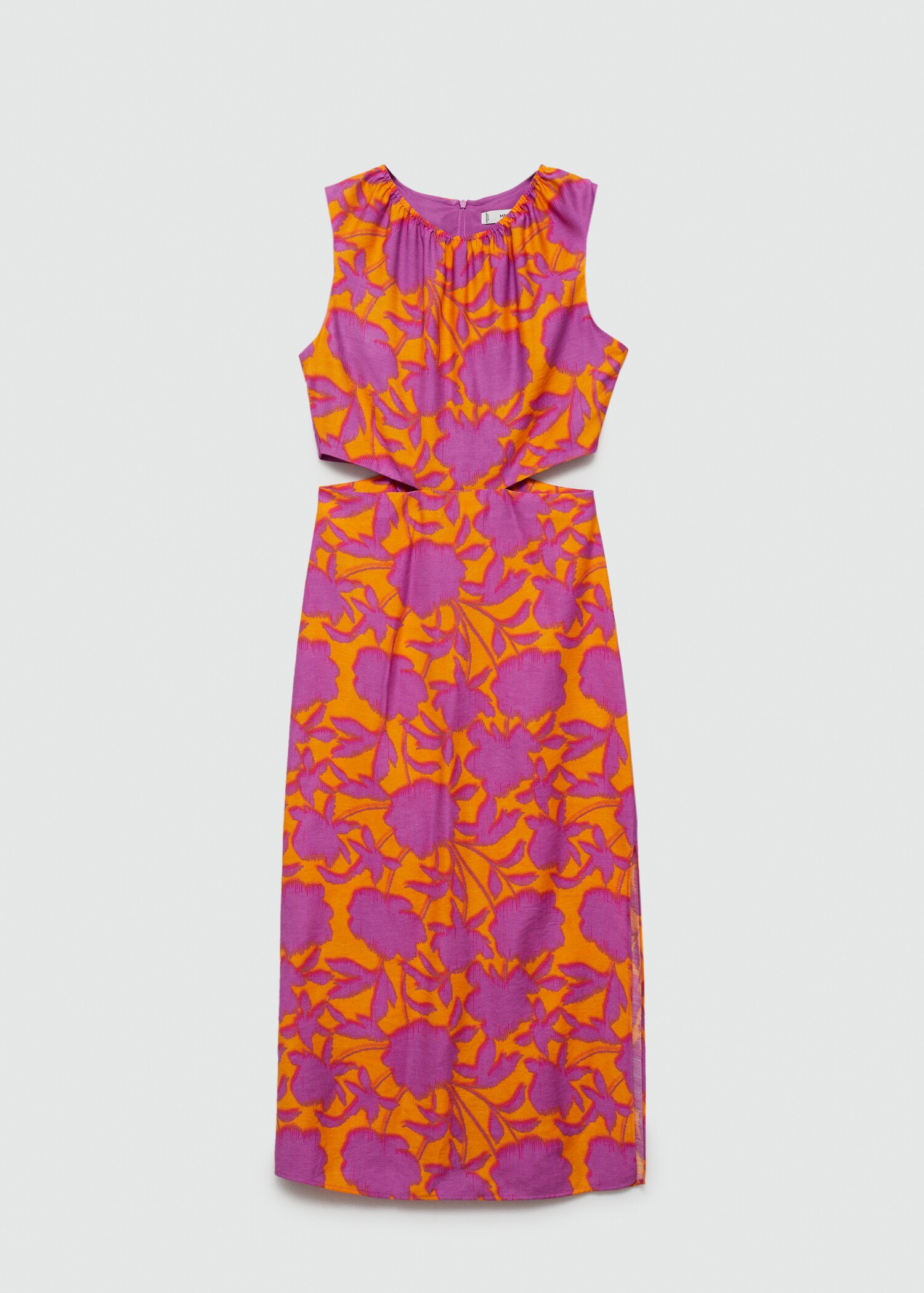 Printed dress with openings - Article without model