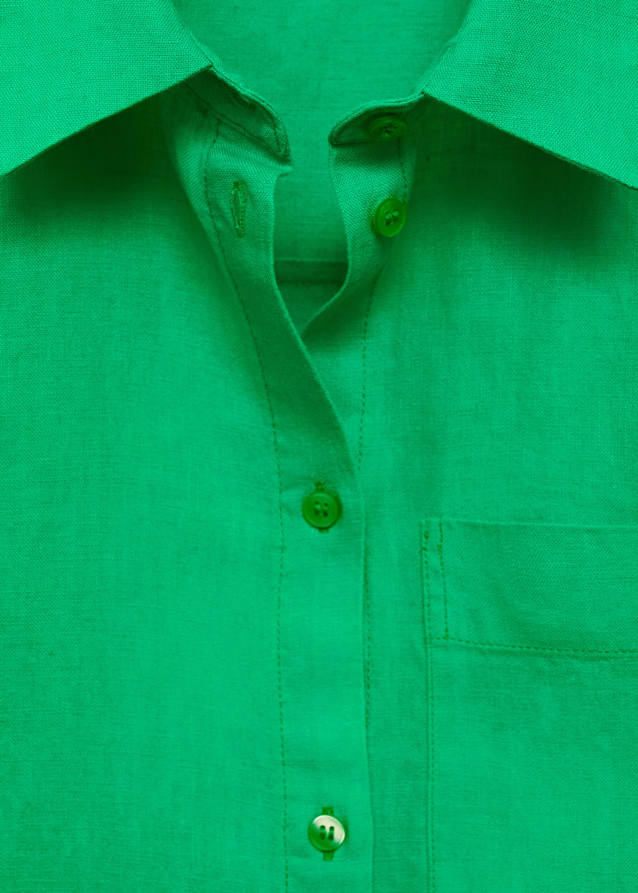 Camisa linho bolso - Pormenor do artigo 8