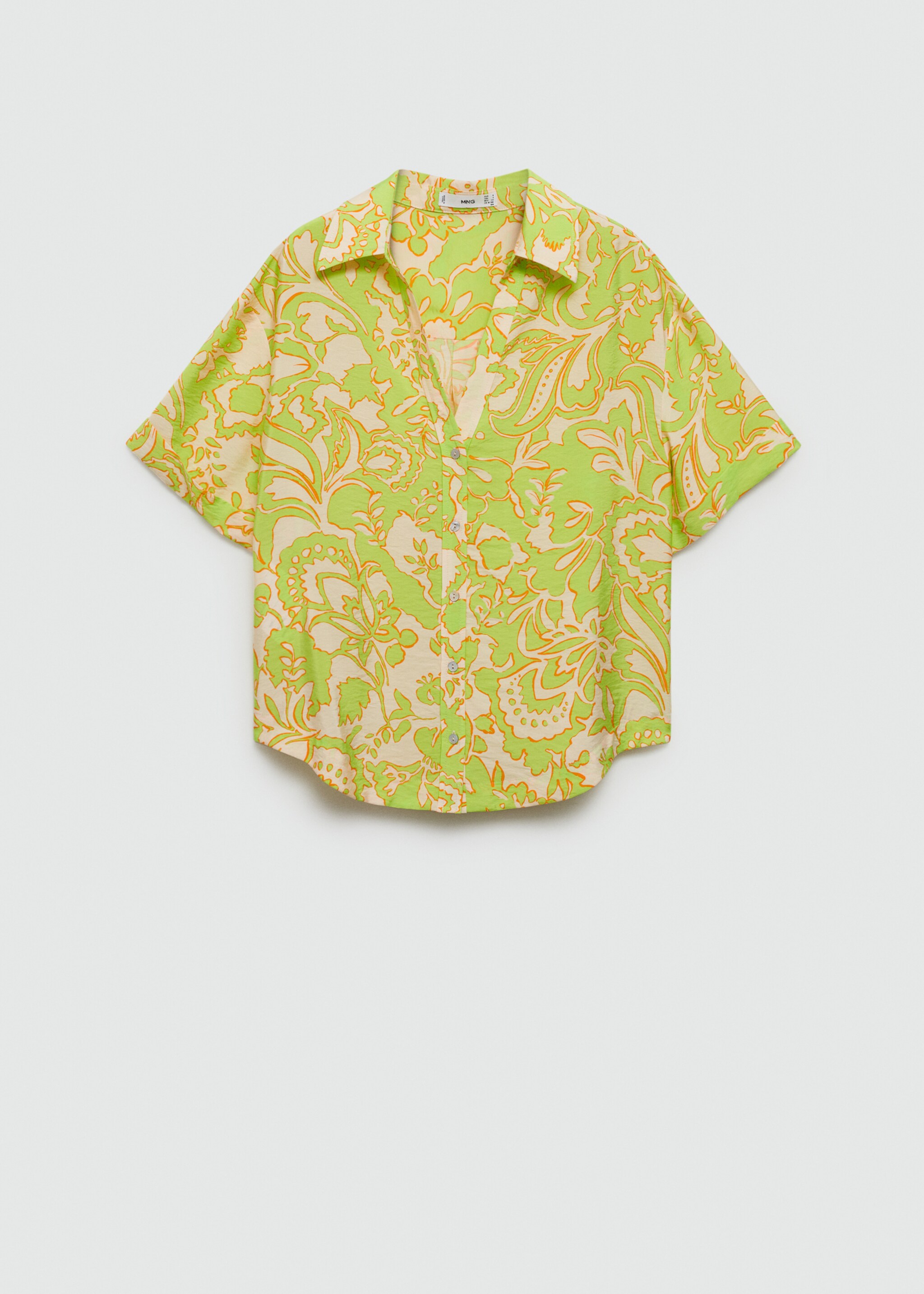 Printed short-sleeved shirt - Article without model