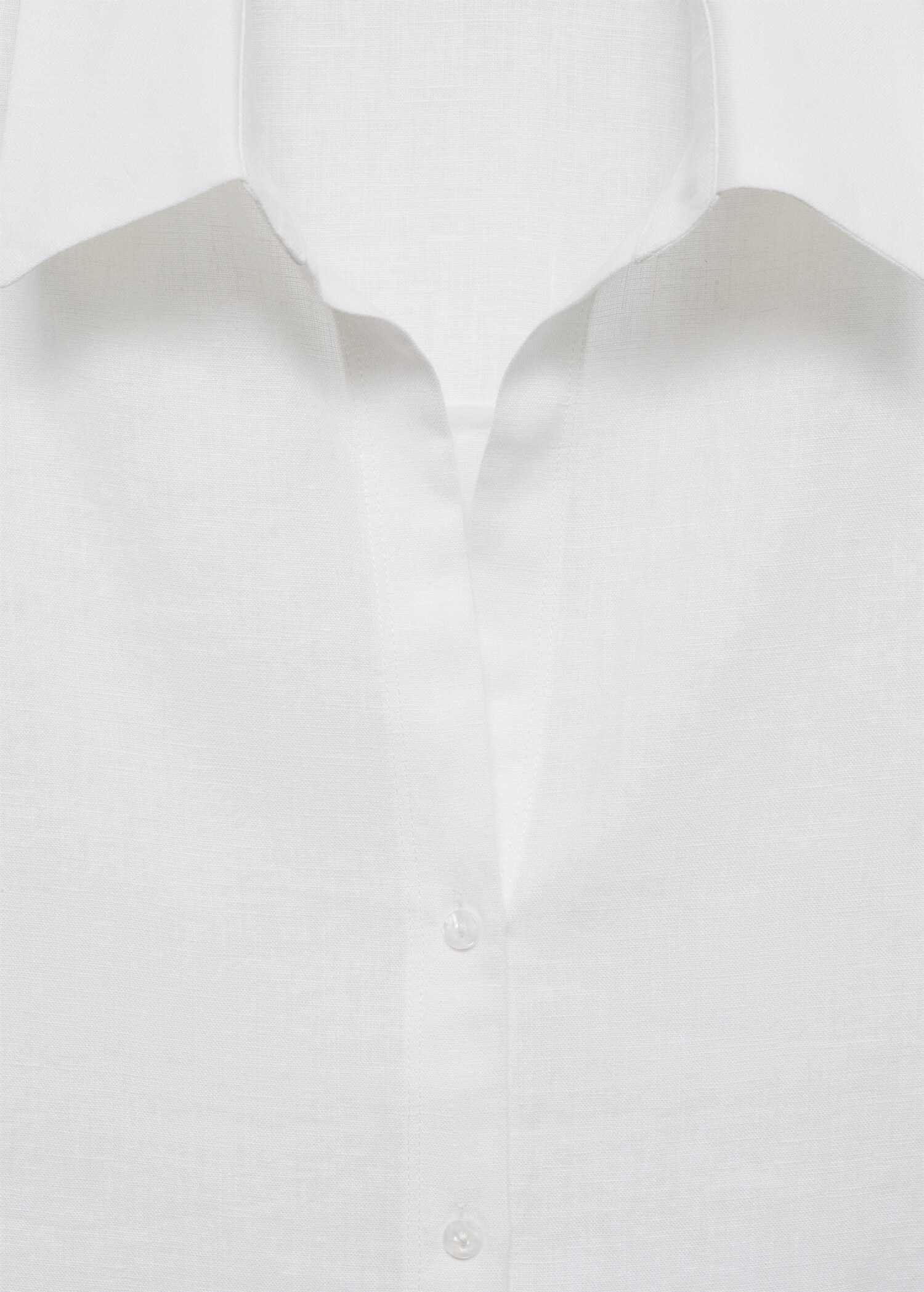 100% linen long-sleeved shirt - Details of the article 8