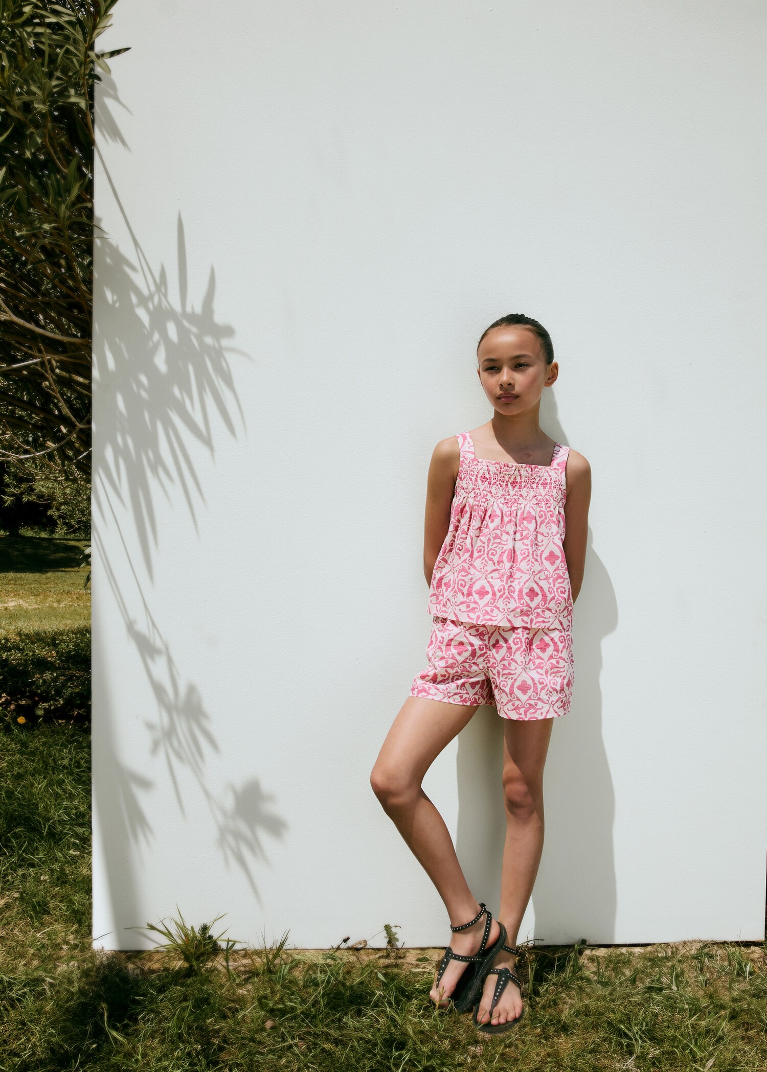 Bedruckte Baumwollshorts - Detail des Artikels 5