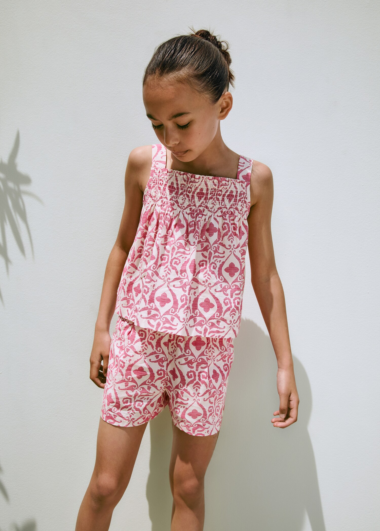 Bedruckte Baumwollshorts - Detail des Artikels 6